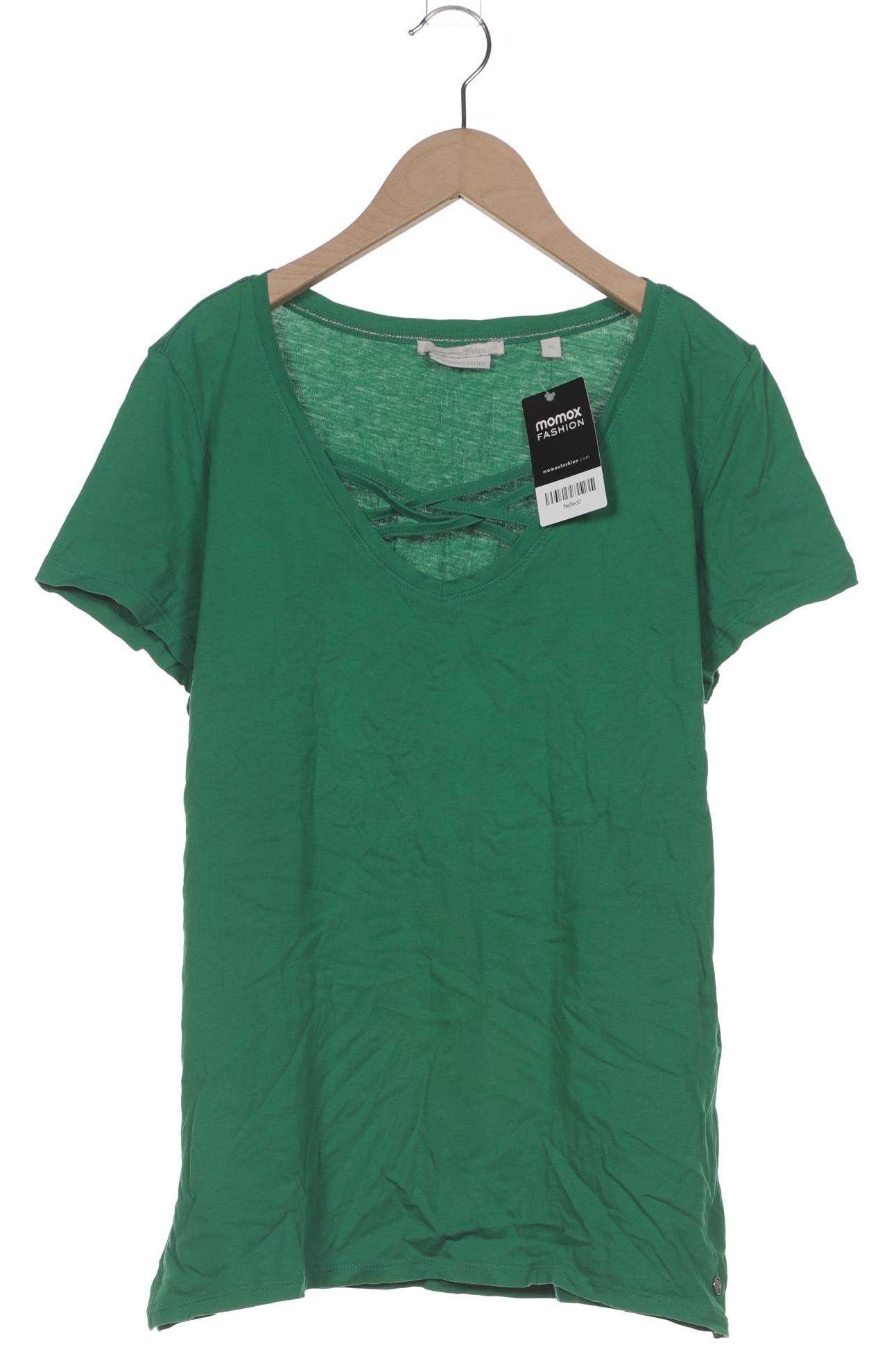 

Tom Tailor Damen T-Shirt, grün, Gr. 44