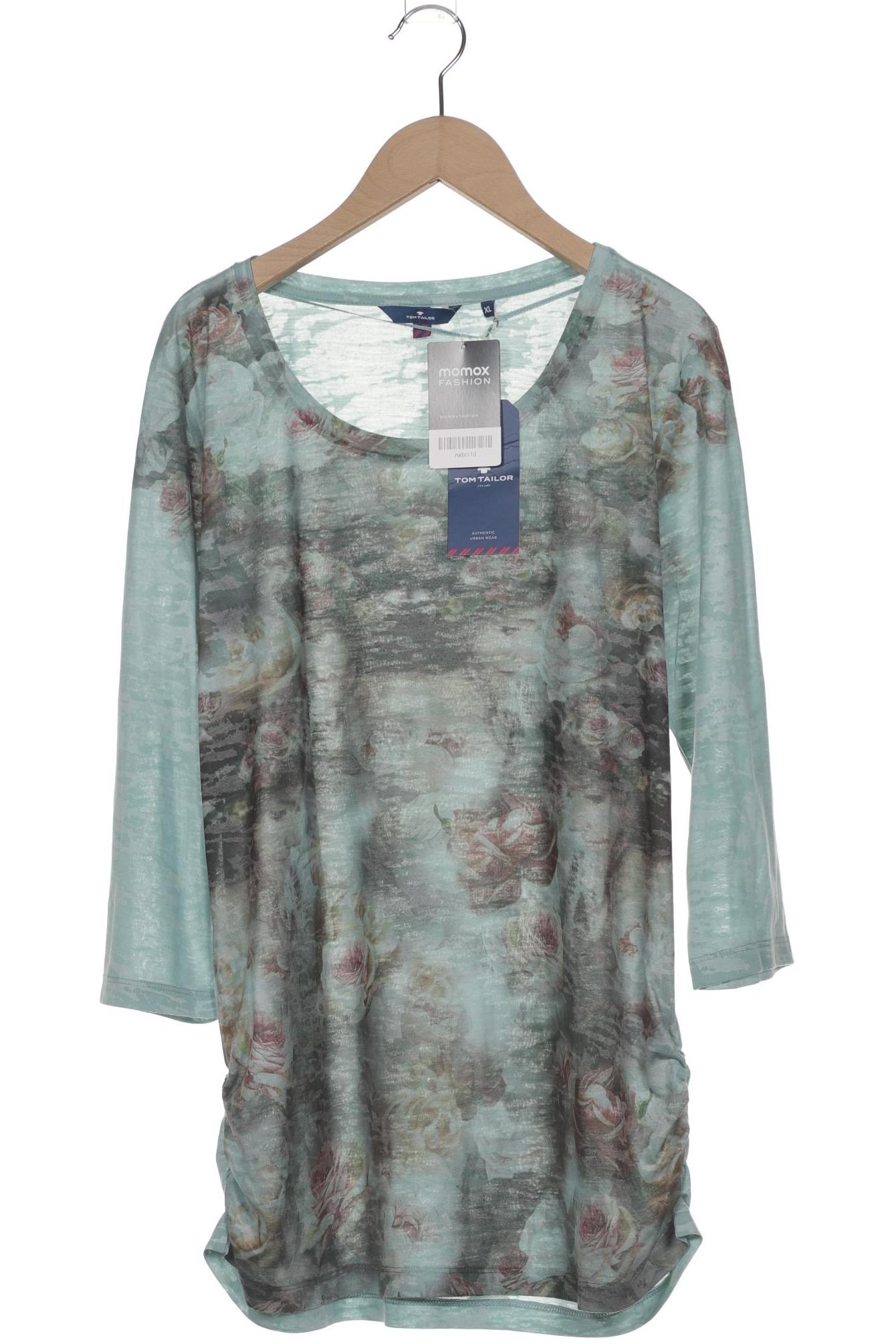 

Tom Tailor Damen Langarmshirt, türkis, Gr. 44