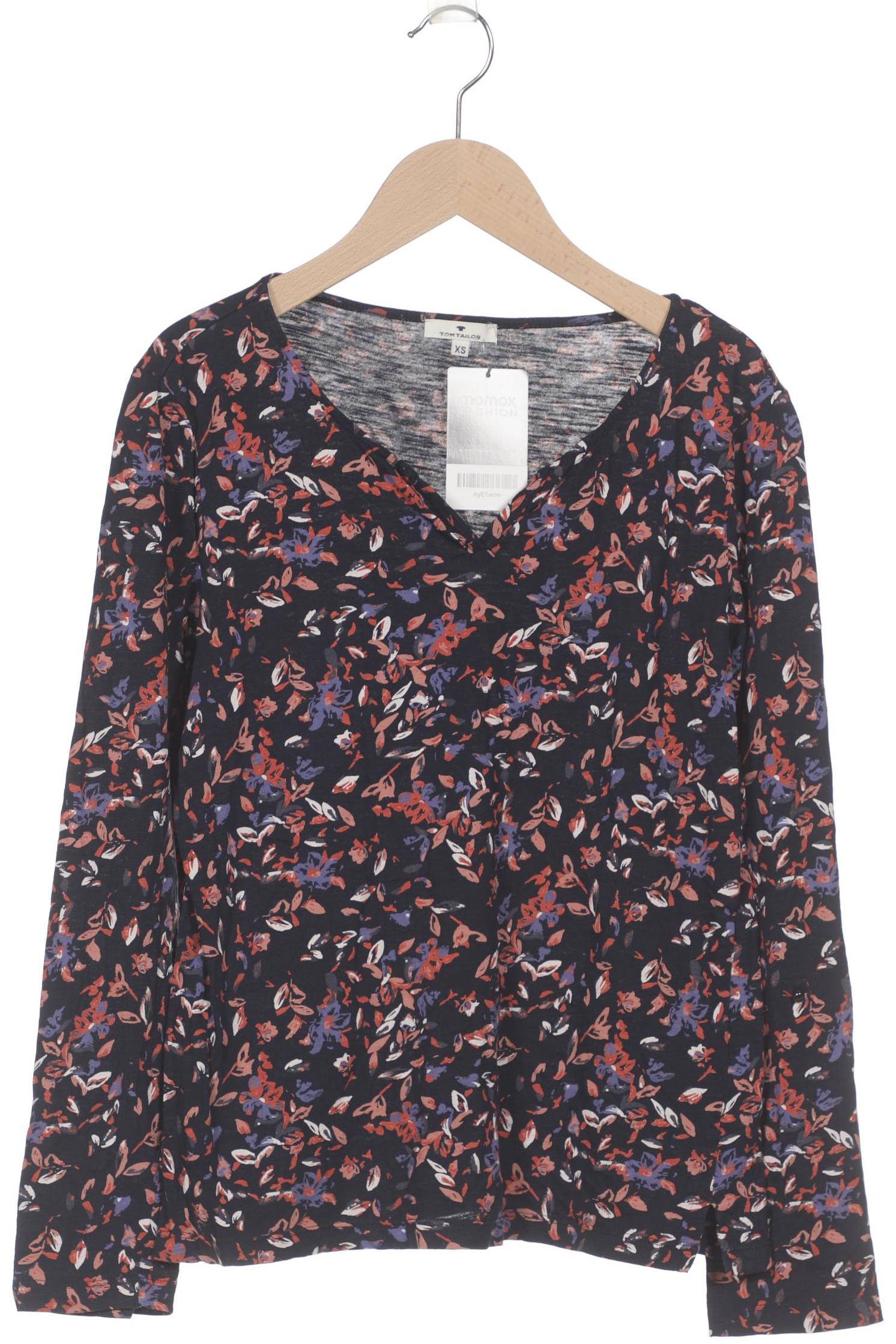 

Tom Tailor Damen Langarmshirt, marineblau, Gr. 34
