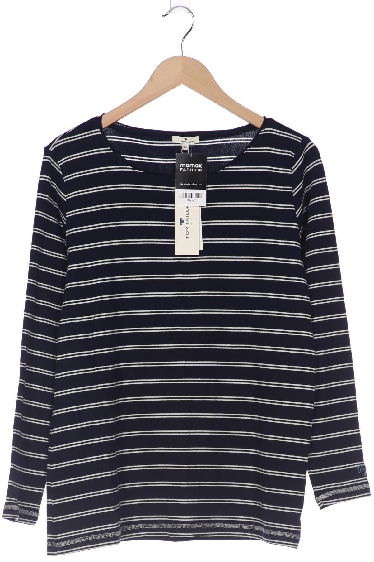 

Tom Tailor Damen Langarmshirt, marineblau, Gr. 48