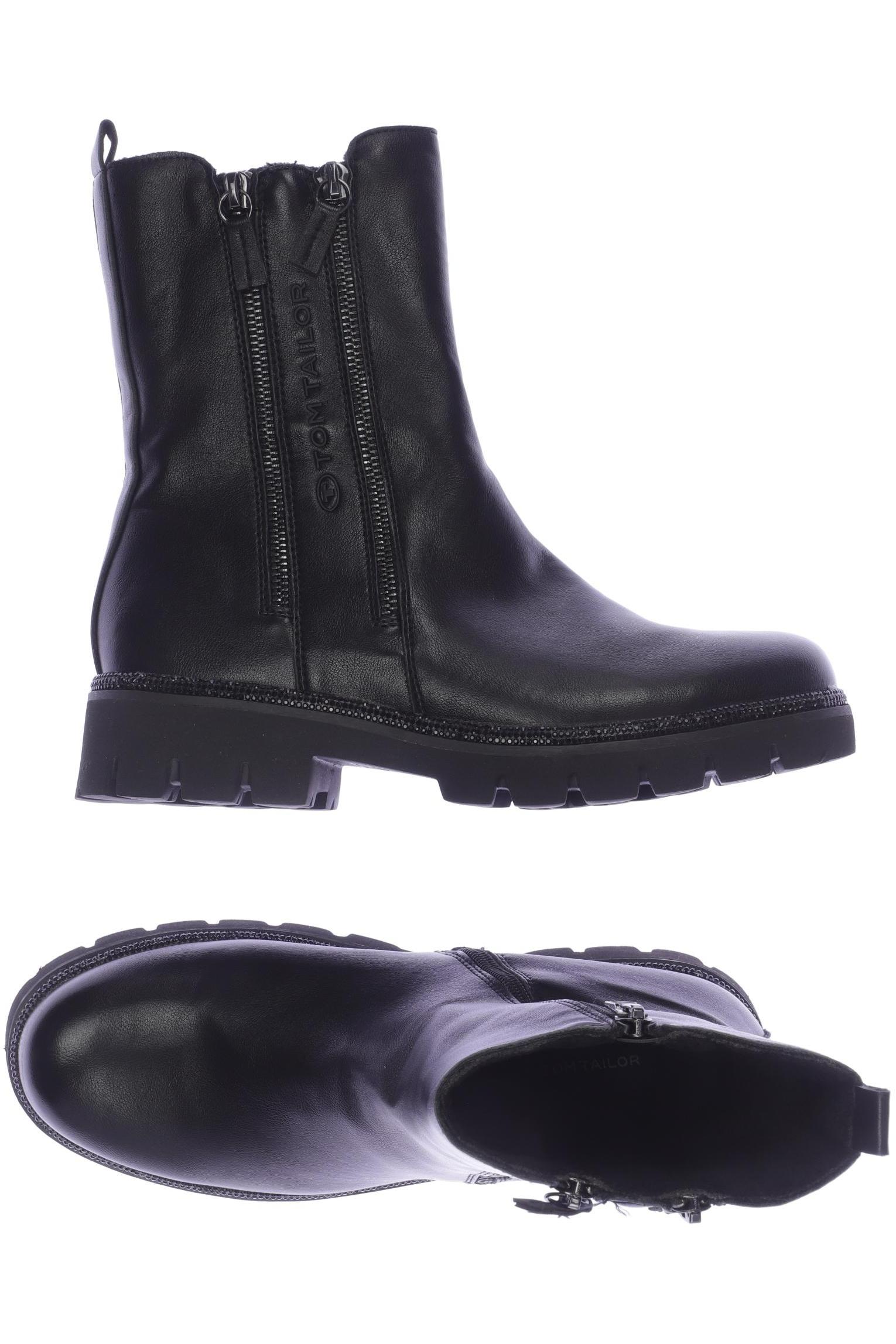 

Tom Tailor Damen Stiefelette, schwarz