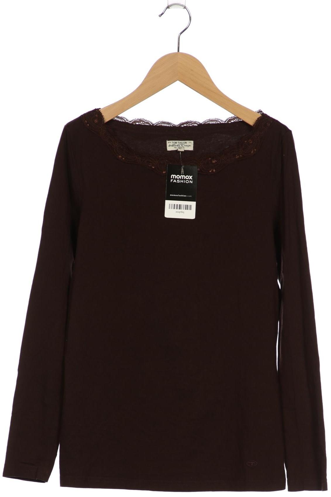 

Tom Tailor Damen Langarmshirt, braun, Gr. 36