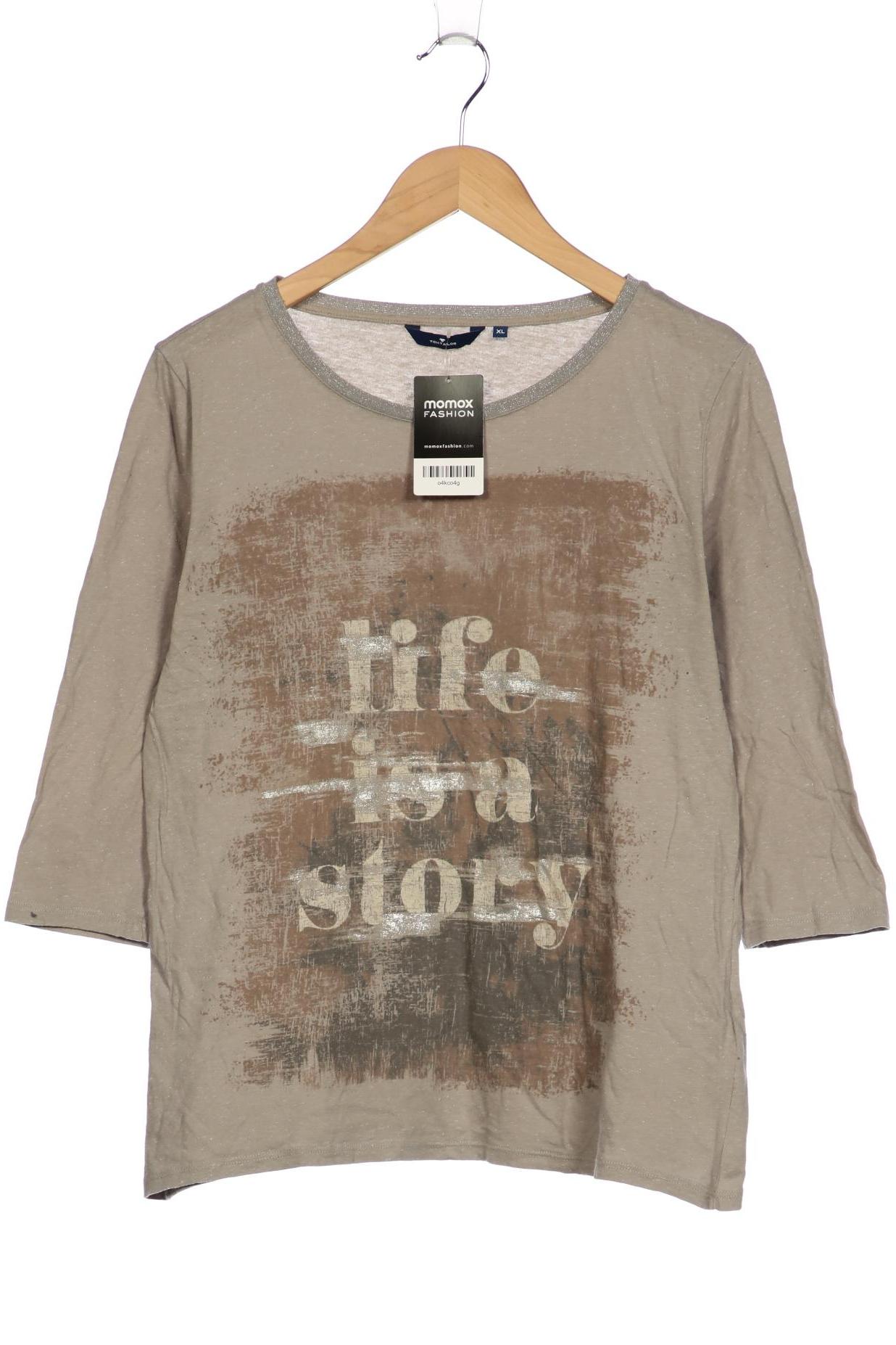 

Tom Tailor Damen T-Shirt, grau, Gr. 44
