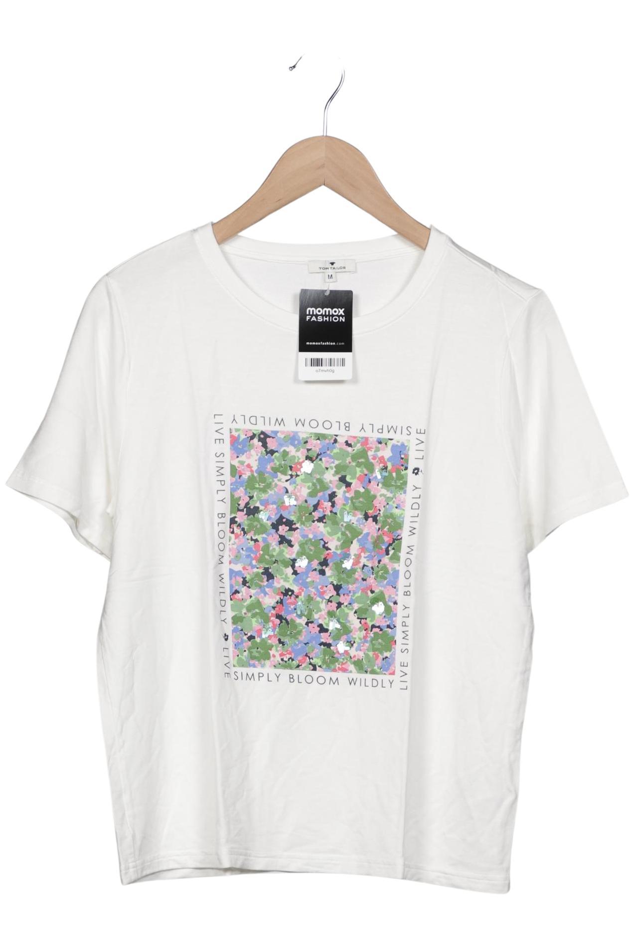 

Tom Tailor Damen T-Shirt, weiß, Gr. 38