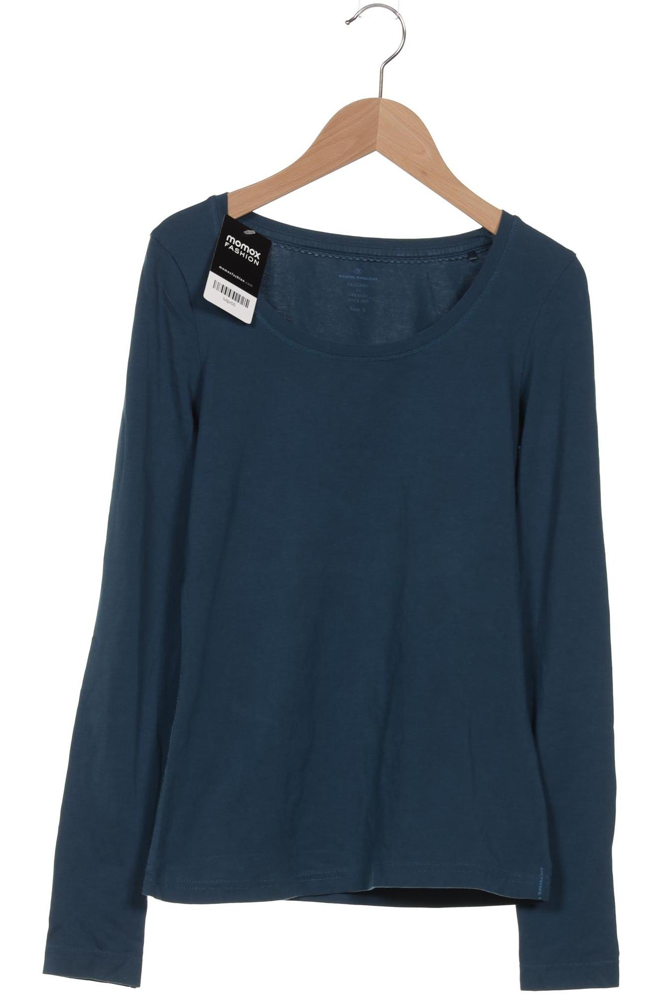 

Tom Tailor Damen Langarmshirt, blau, Gr. 36