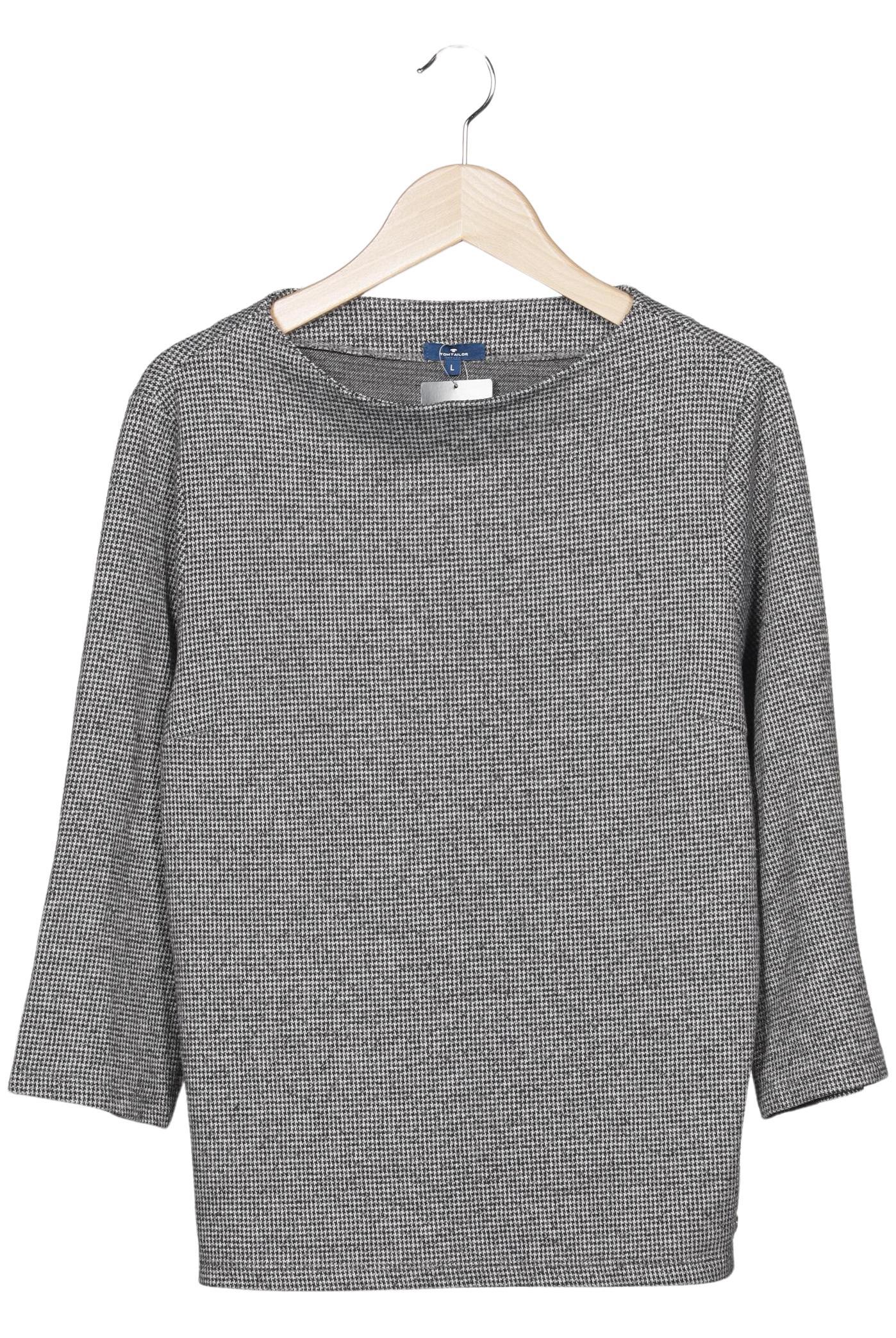 

Tom Tailor Damen Langarmshirt, grau, Gr. 42