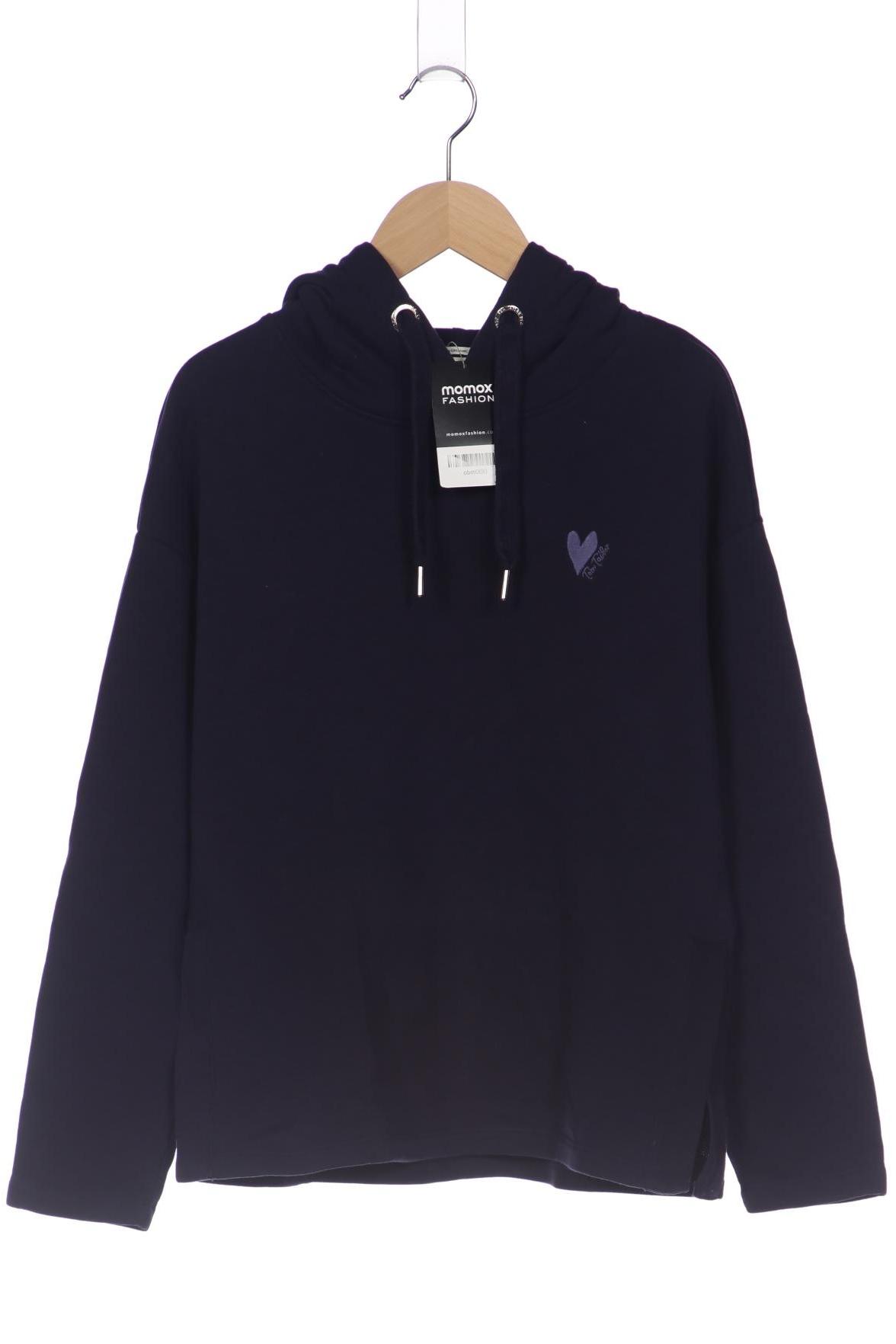 

Tom Tailor Damen Kapuzenpullover, marineblau, Gr. 34