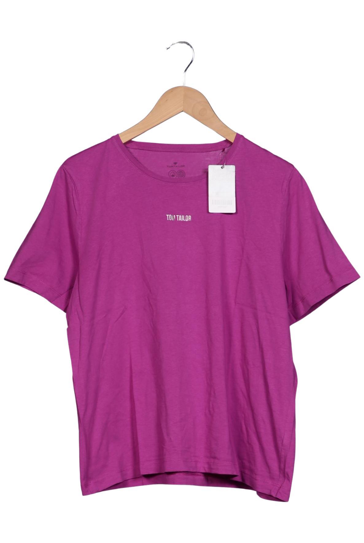 

Tom Tailor Damen T-Shirt, flieder, Gr. 48