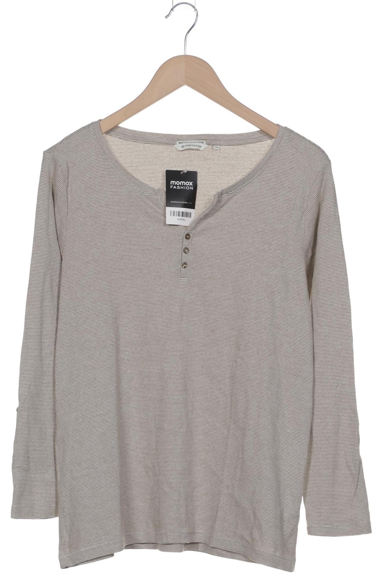 

Tom Tailor Damen Langarmshirt, beige, Gr. 48