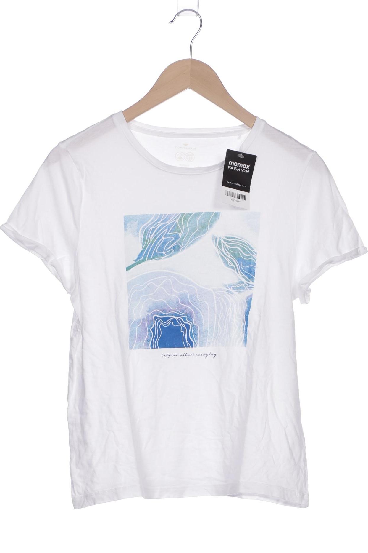 

Tom Tailor Damen T-Shirt, weiß, Gr. 42