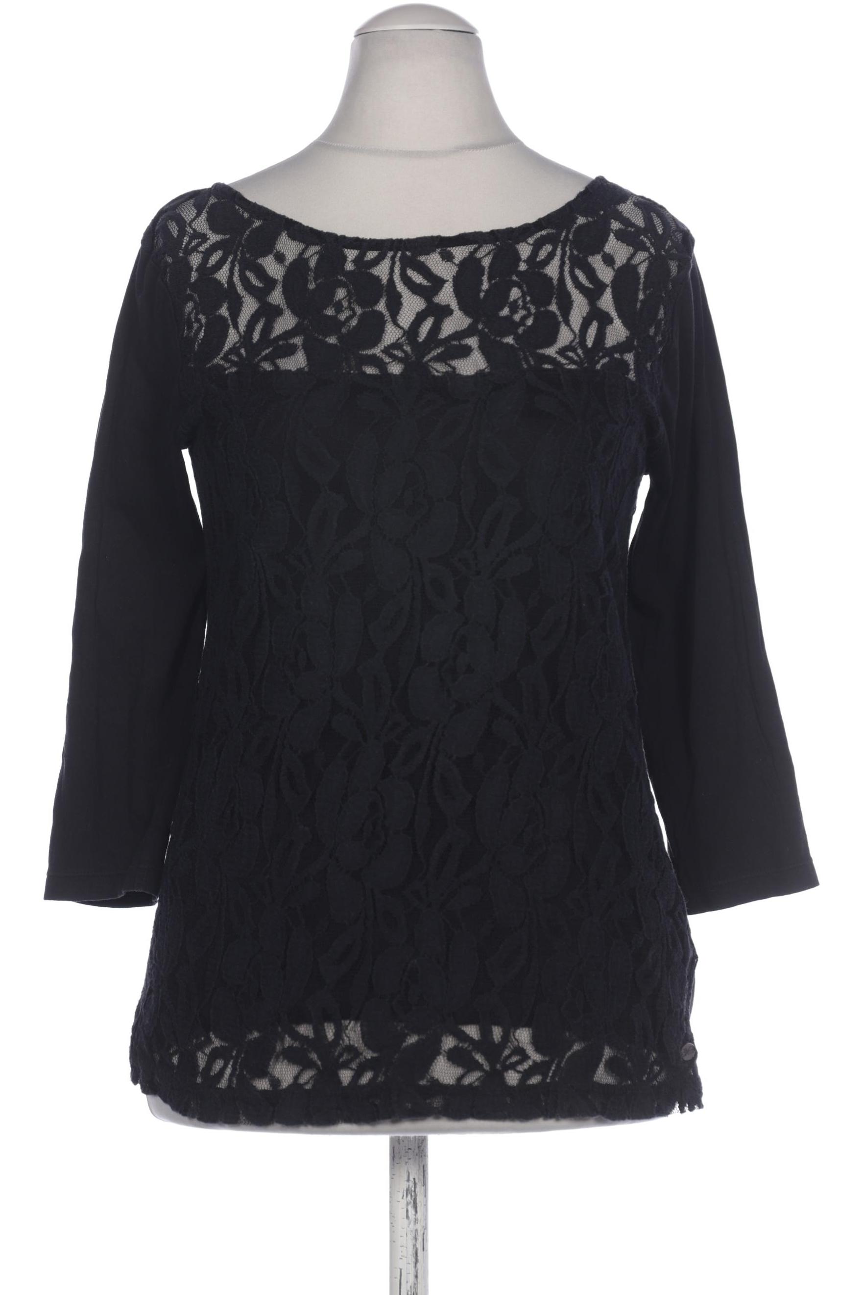 

Tom Tailor Damen Langarmshirt, schwarz, Gr. 38