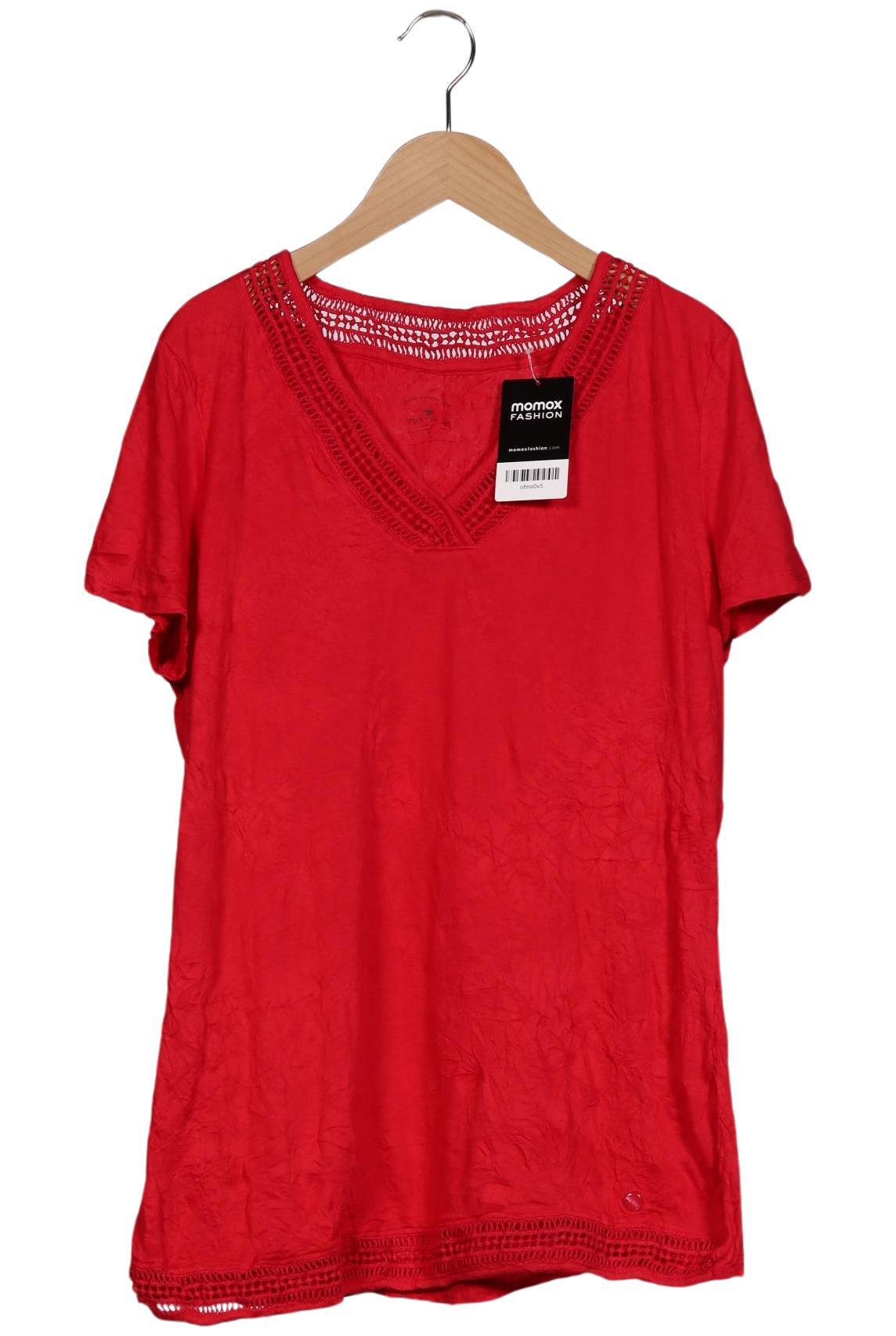 

Tom Tailor Damen T-Shirt, rot, Gr. 42