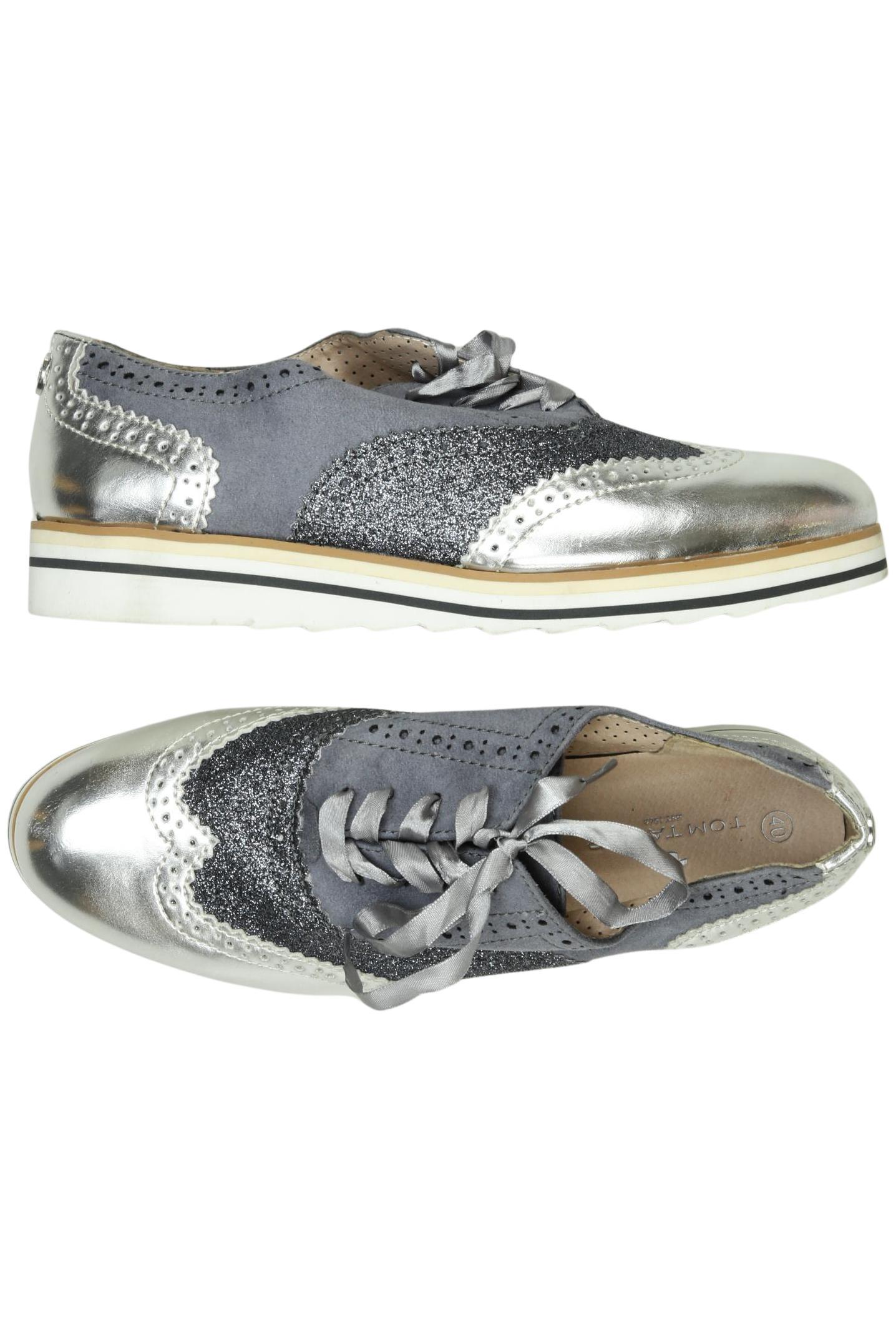 

Tom Tailor Damen Sneakers, silber, Gr. 40