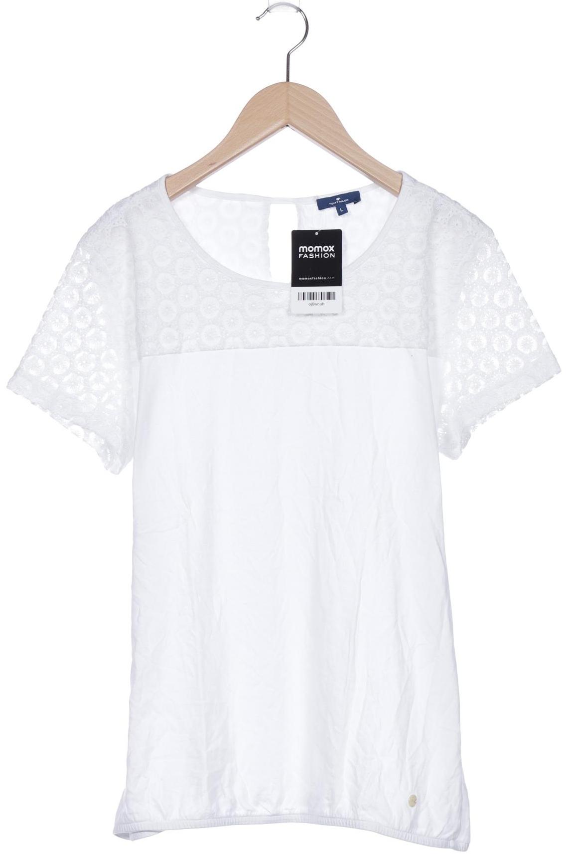 

Tom Tailor Damen T-Shirt, weiß, Gr. 42