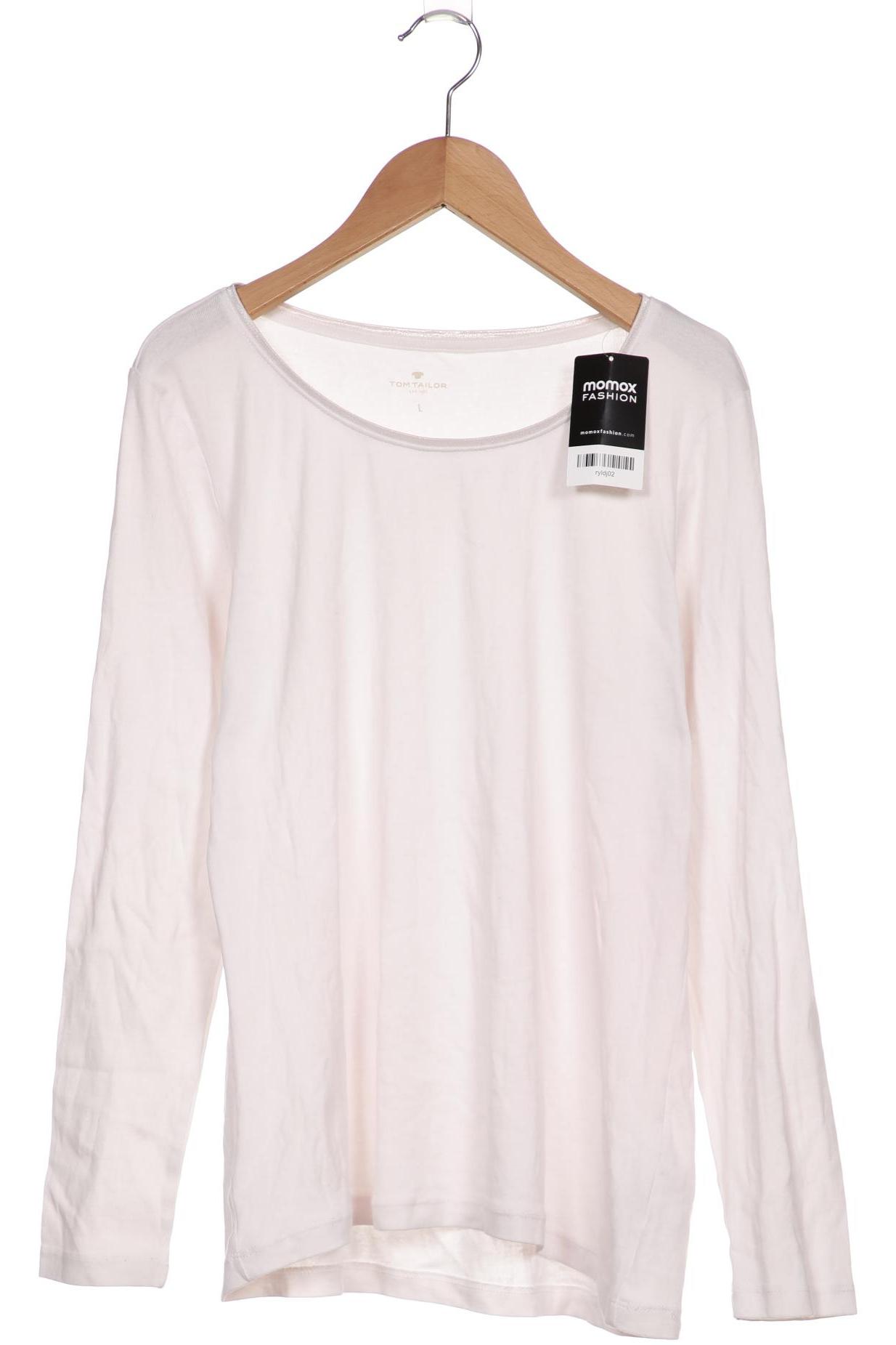 

Tom Tailor Damen Langarmshirt, weiß, Gr. 42