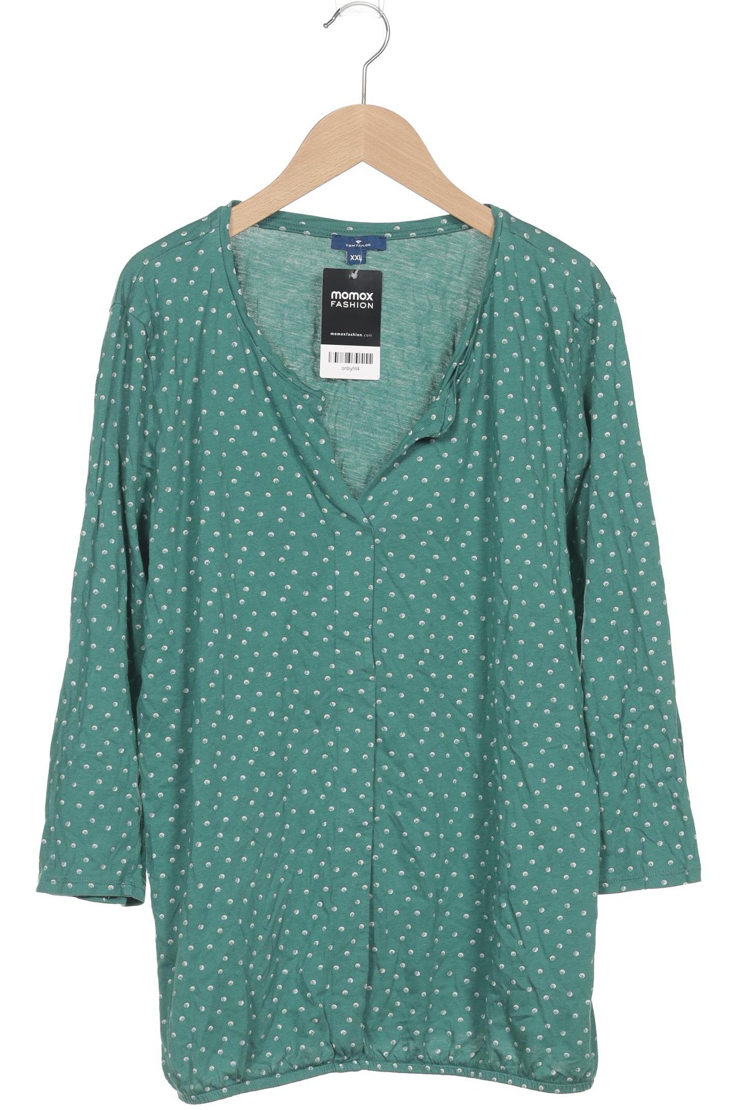 

Tom Tailor Damen Langarmshirt, grün, Gr. 46