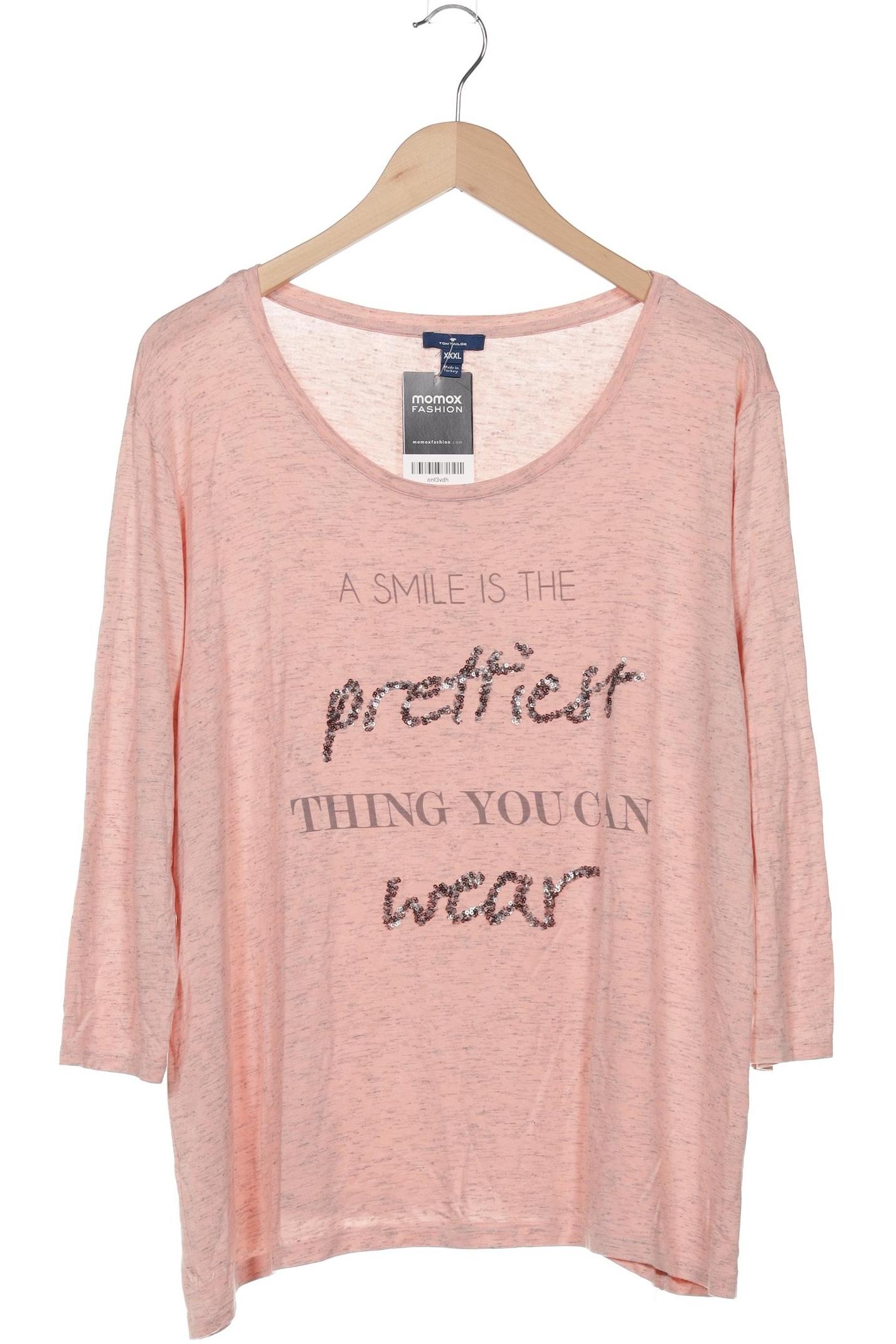 

Tom Tailor Damen Langarmshirt, pink, Gr. 48