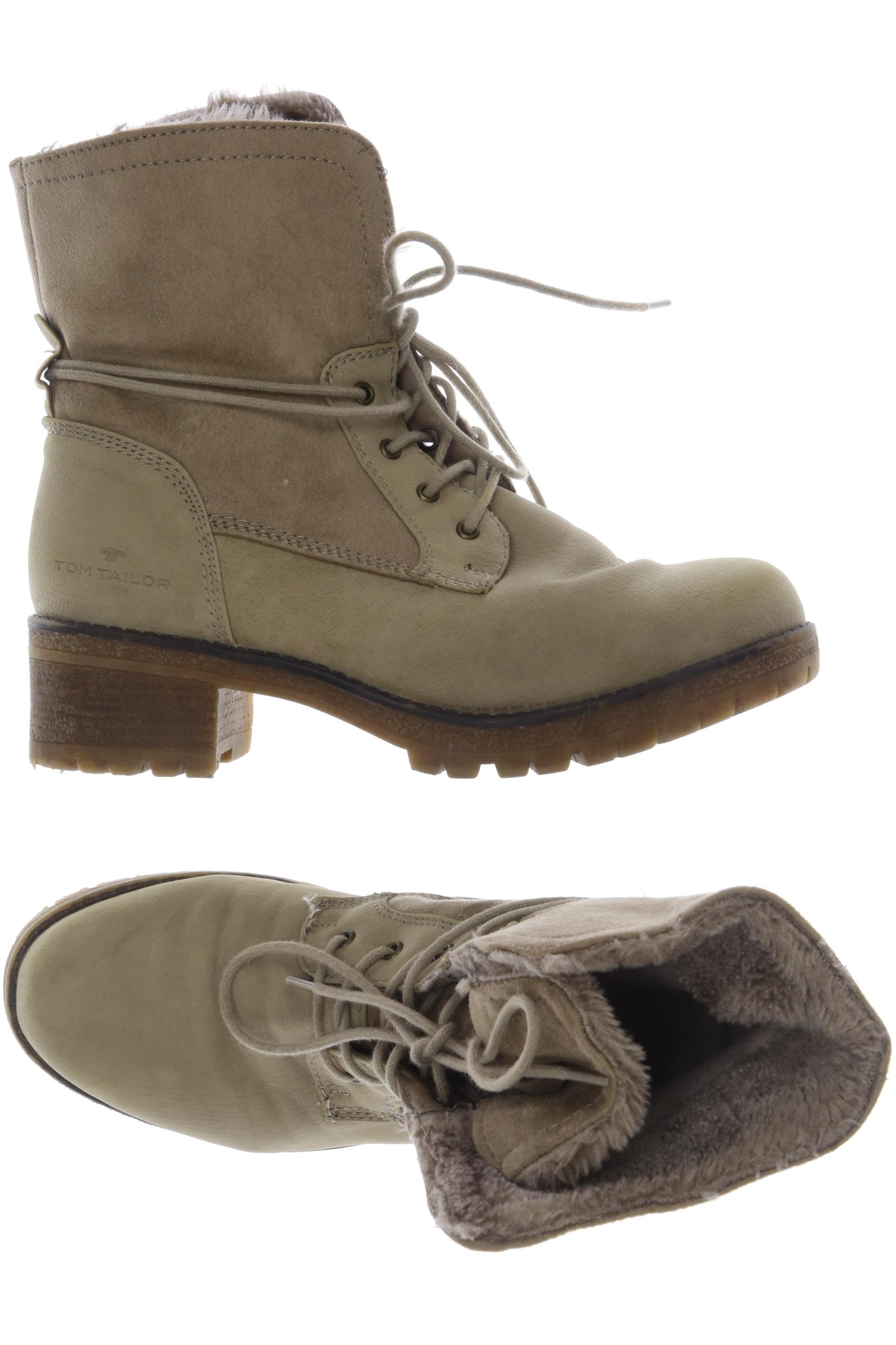

Tom Tailor Damen Stiefelette, beige, Gr. 39