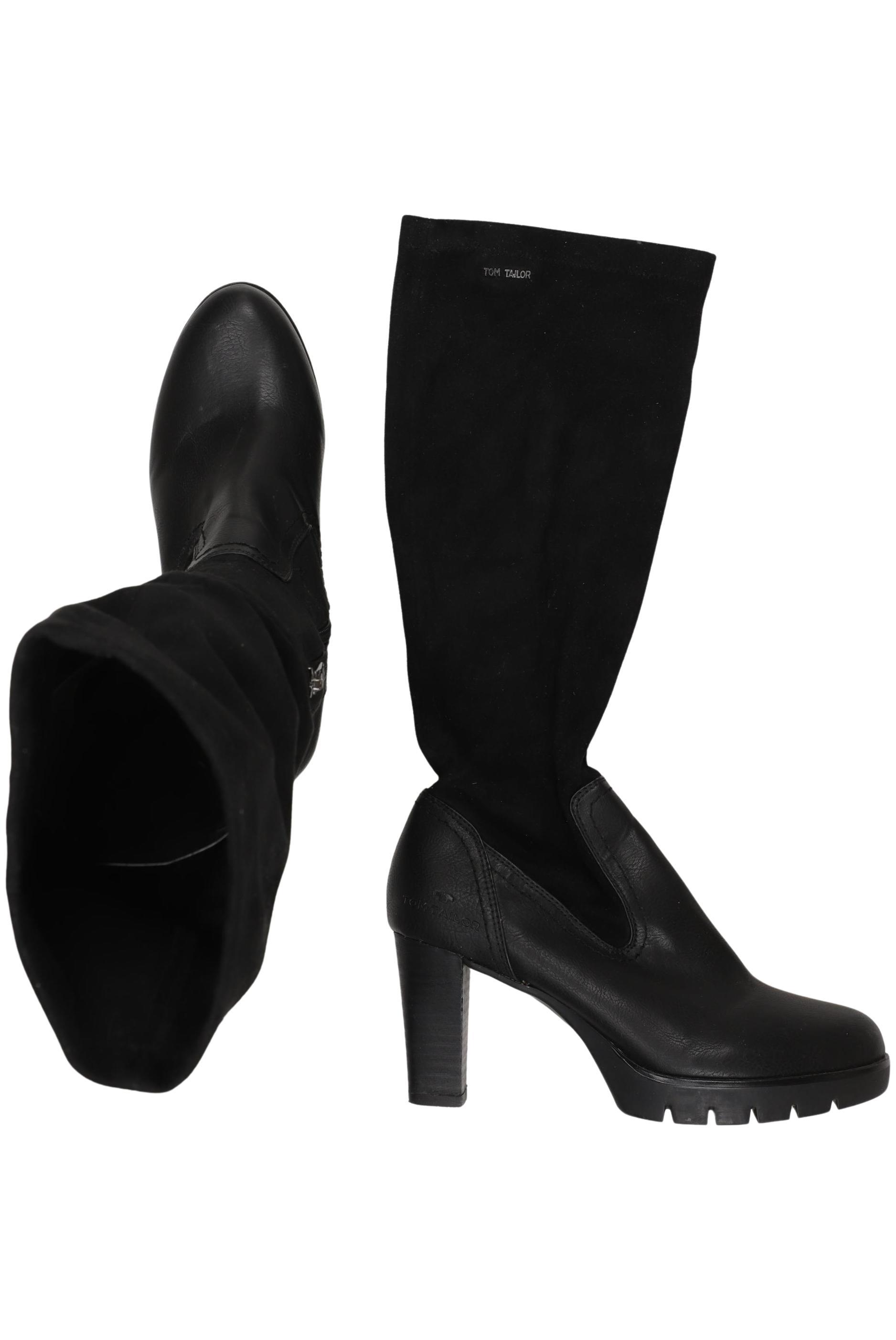 

Tom Tailor Damen Stiefel, schwarz, Gr. 37