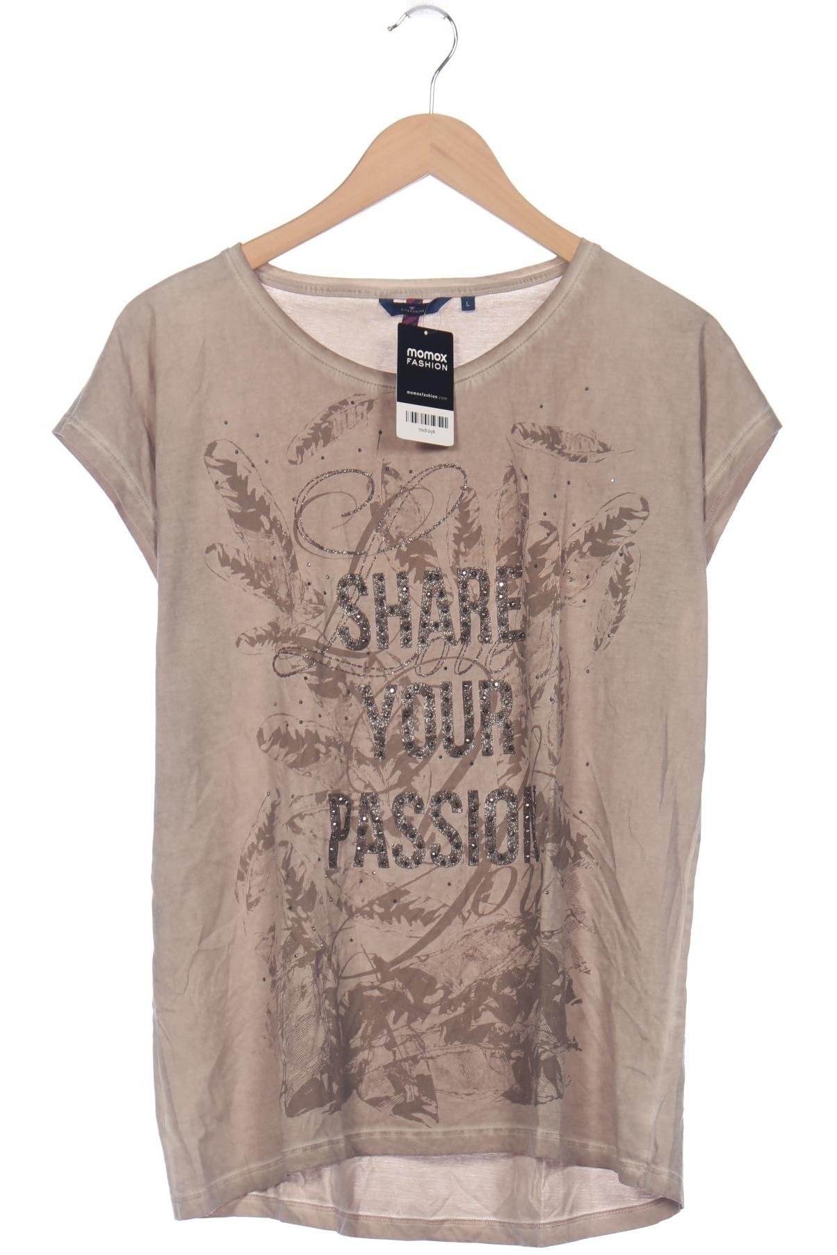 

Tom Tailor Damen T-Shirt, grau, Gr. 42