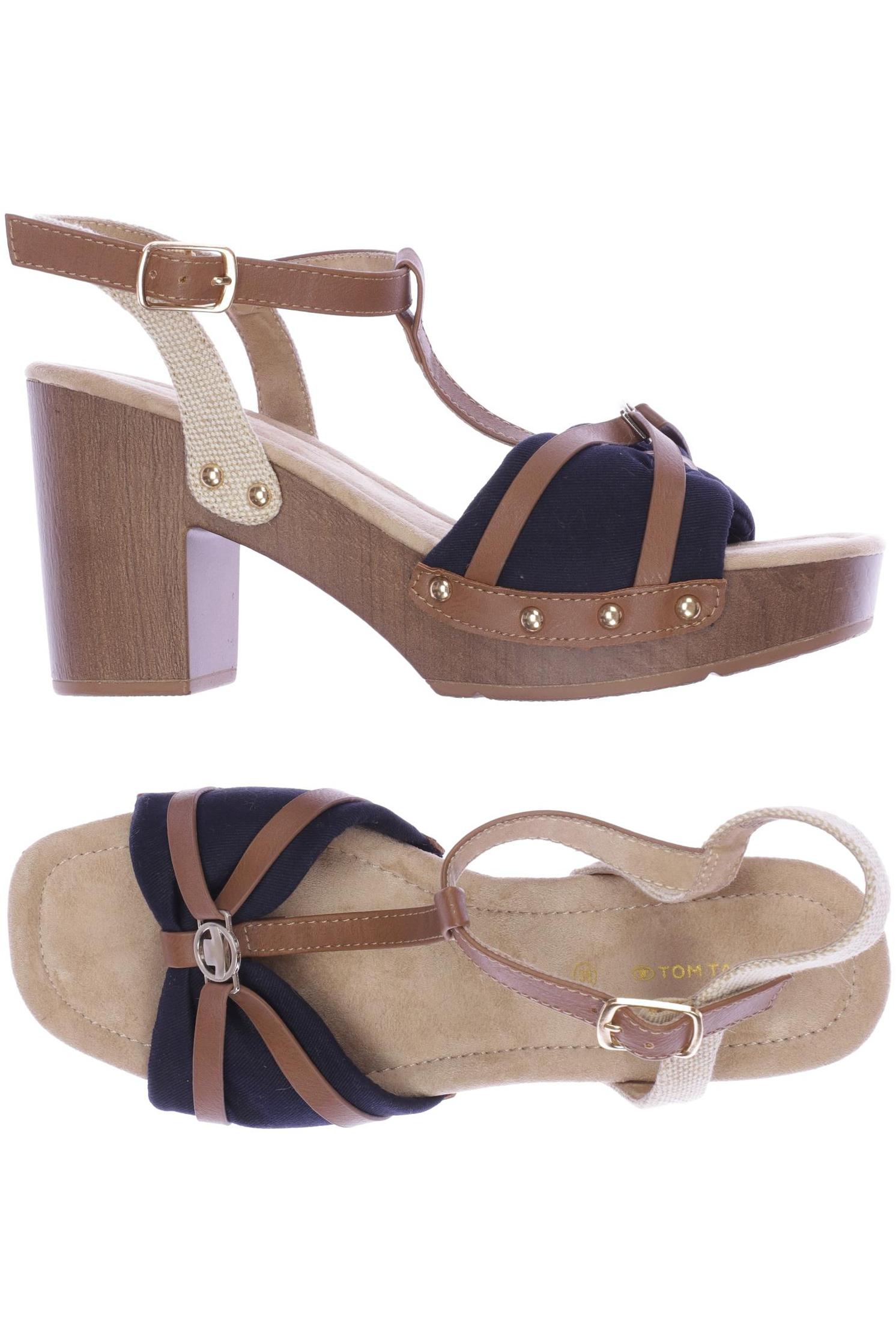 

Tom Tailor Damen Sandale, braun, Gr. 38