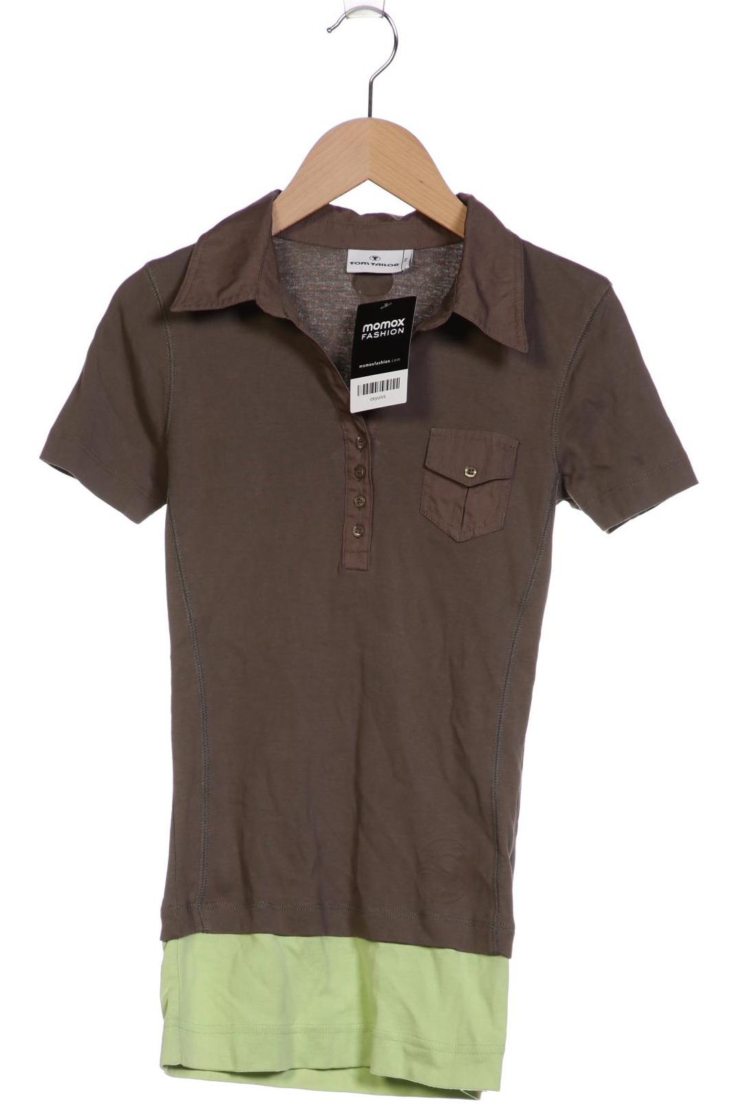 

Tom Tailor Damen Poloshirt, braun, Gr. 34