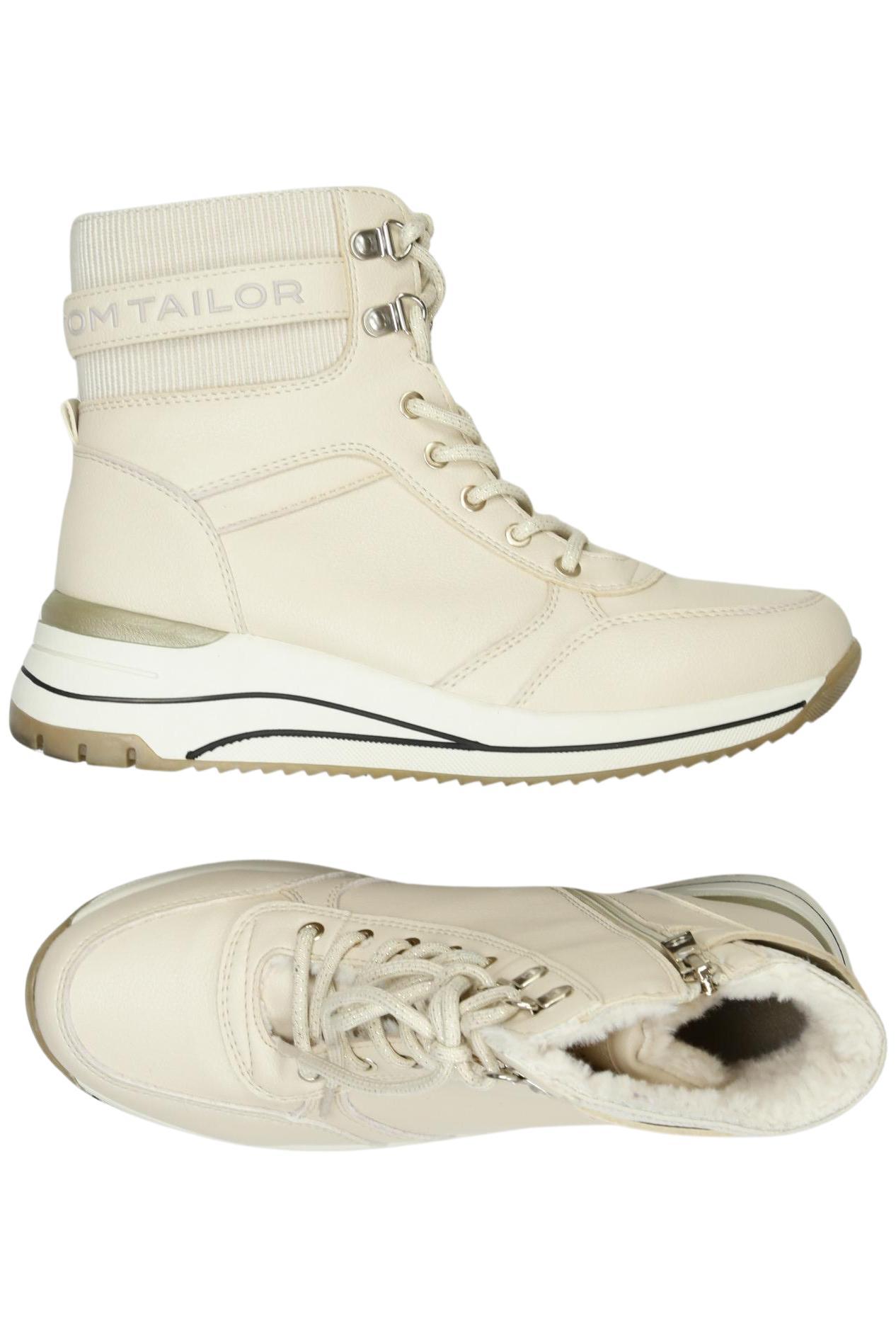 

Tom Tailor Damen Stiefelette, beige, Gr. 40