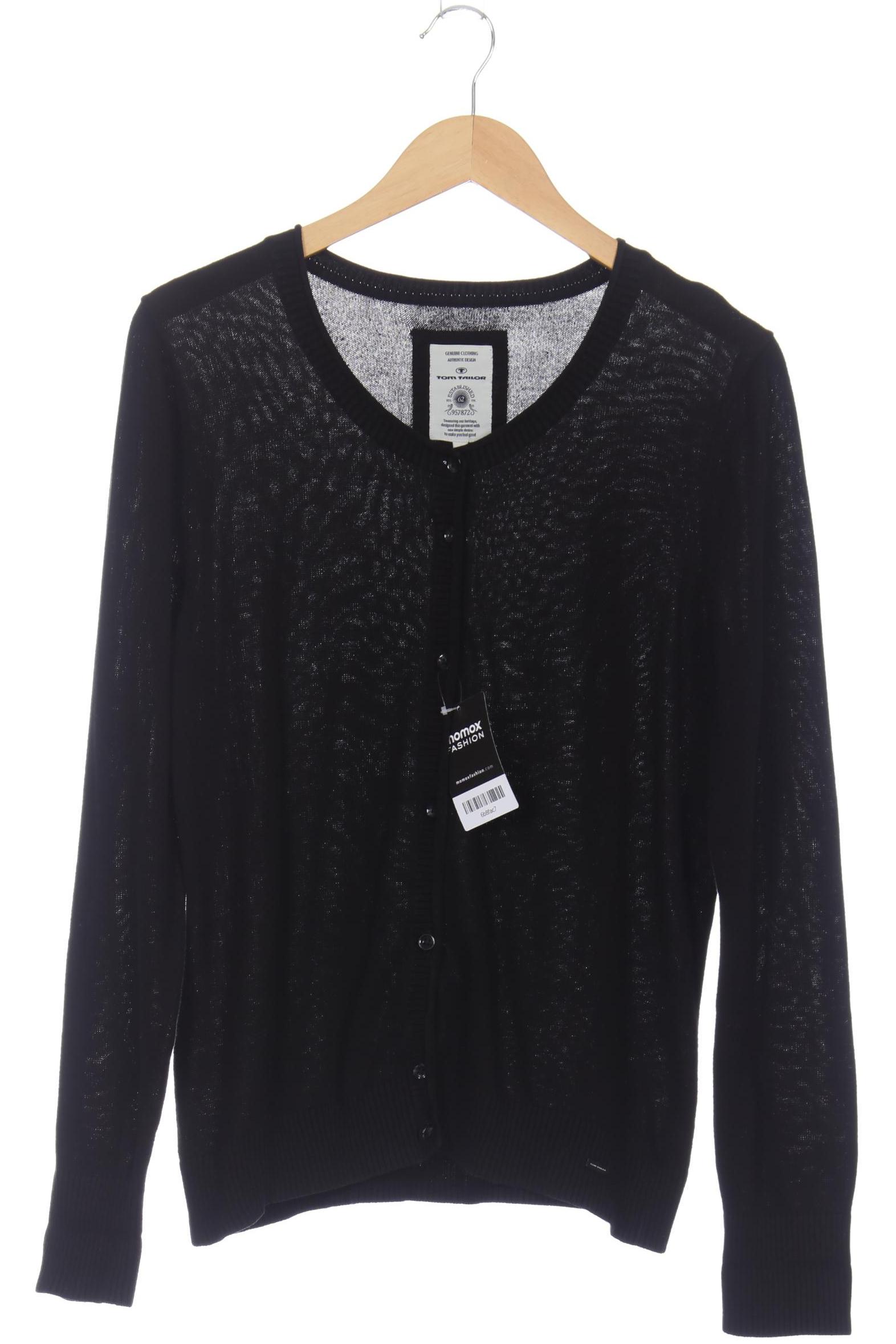 

Tom Tailor Damen Strickjacke, schwarz, Gr. 44