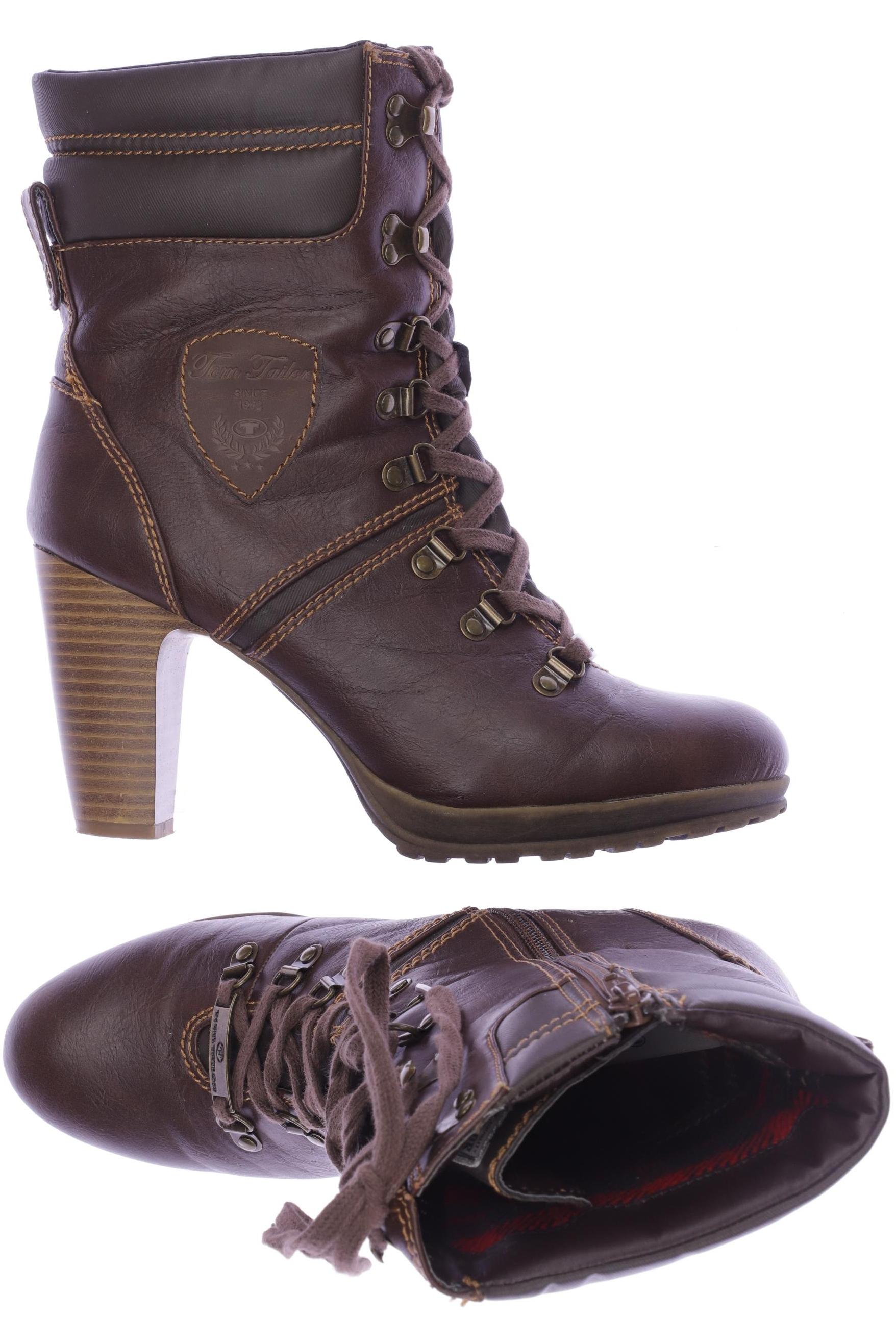

Tom Tailor Damen Stiefelette, braun, Gr. 40