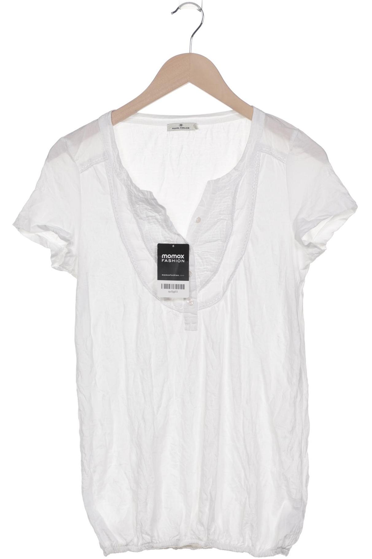 

Tom Tailor Damen T-Shirt, weiß, Gr. 34