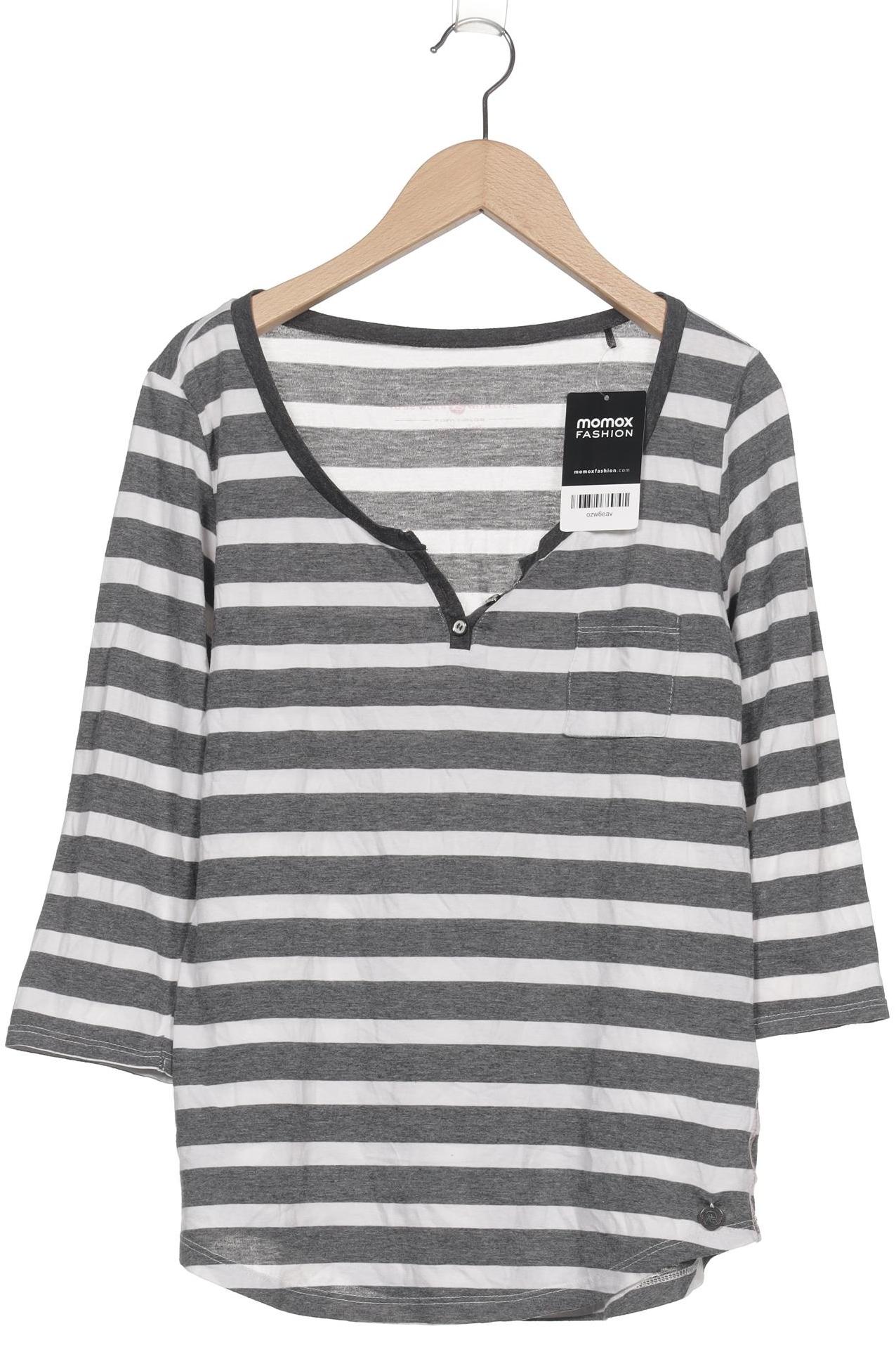 

Tom Tailor Damen Langarmshirt, grau, Gr. 34