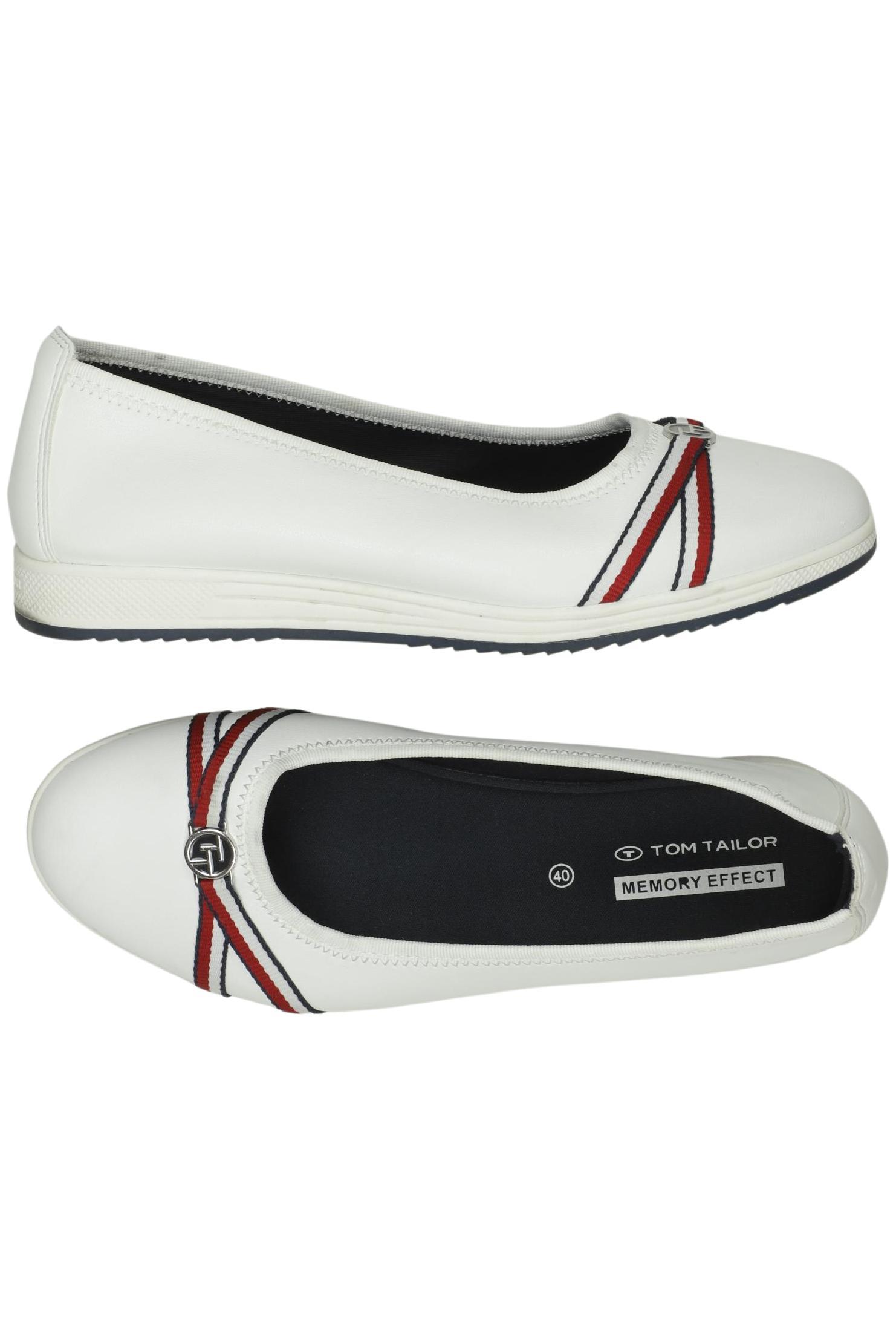 

Tom Tailor Damen Ballerinas, weiß, Gr. 40