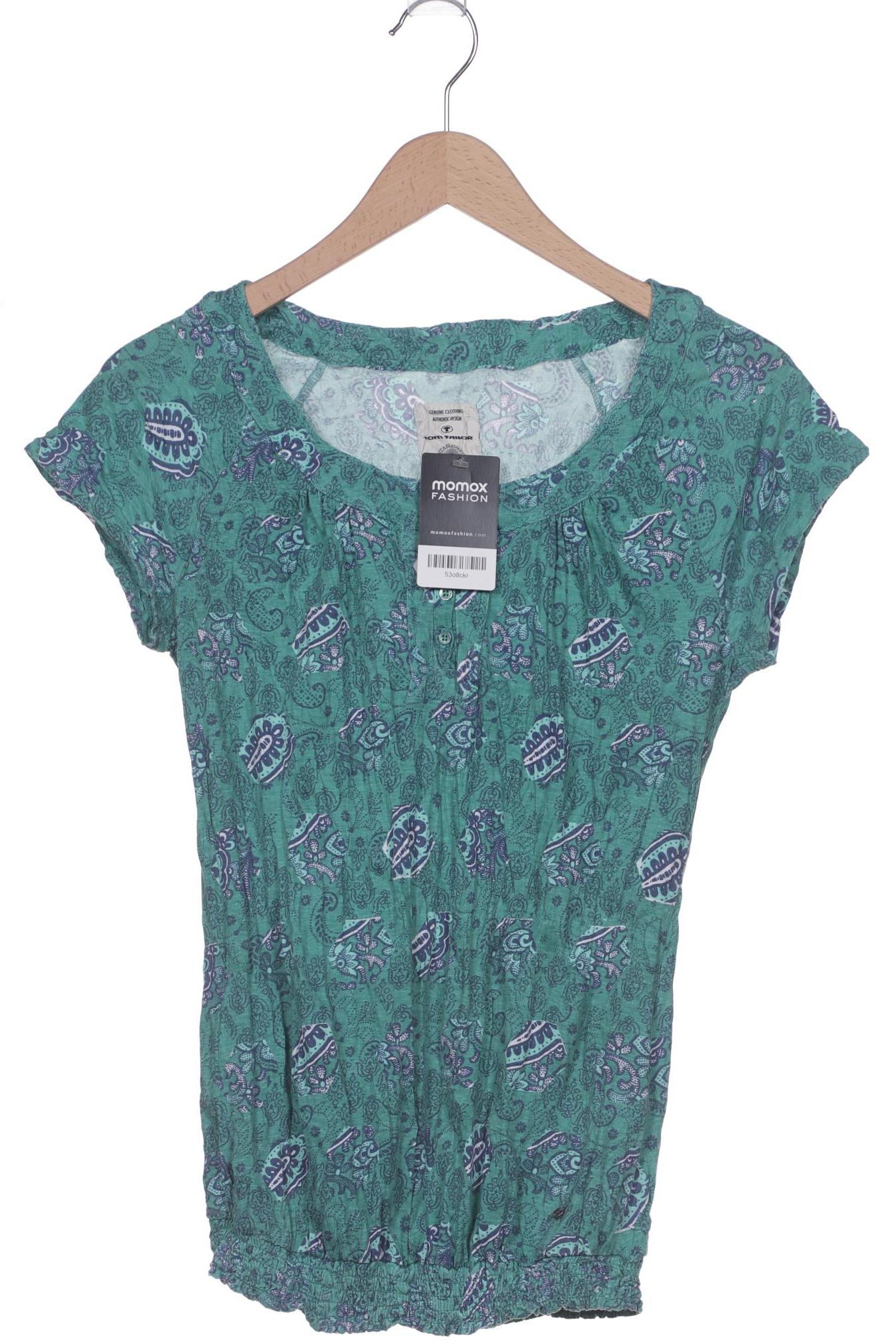 

Tom Tailor Damen T-Shirt, türkis, Gr. 34