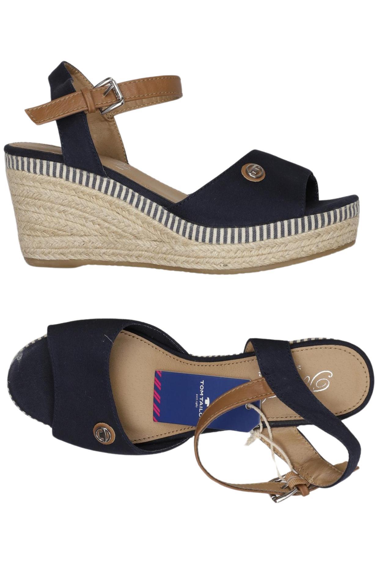 

Tom Tailor Damen Sandale, marineblau, Gr. 39