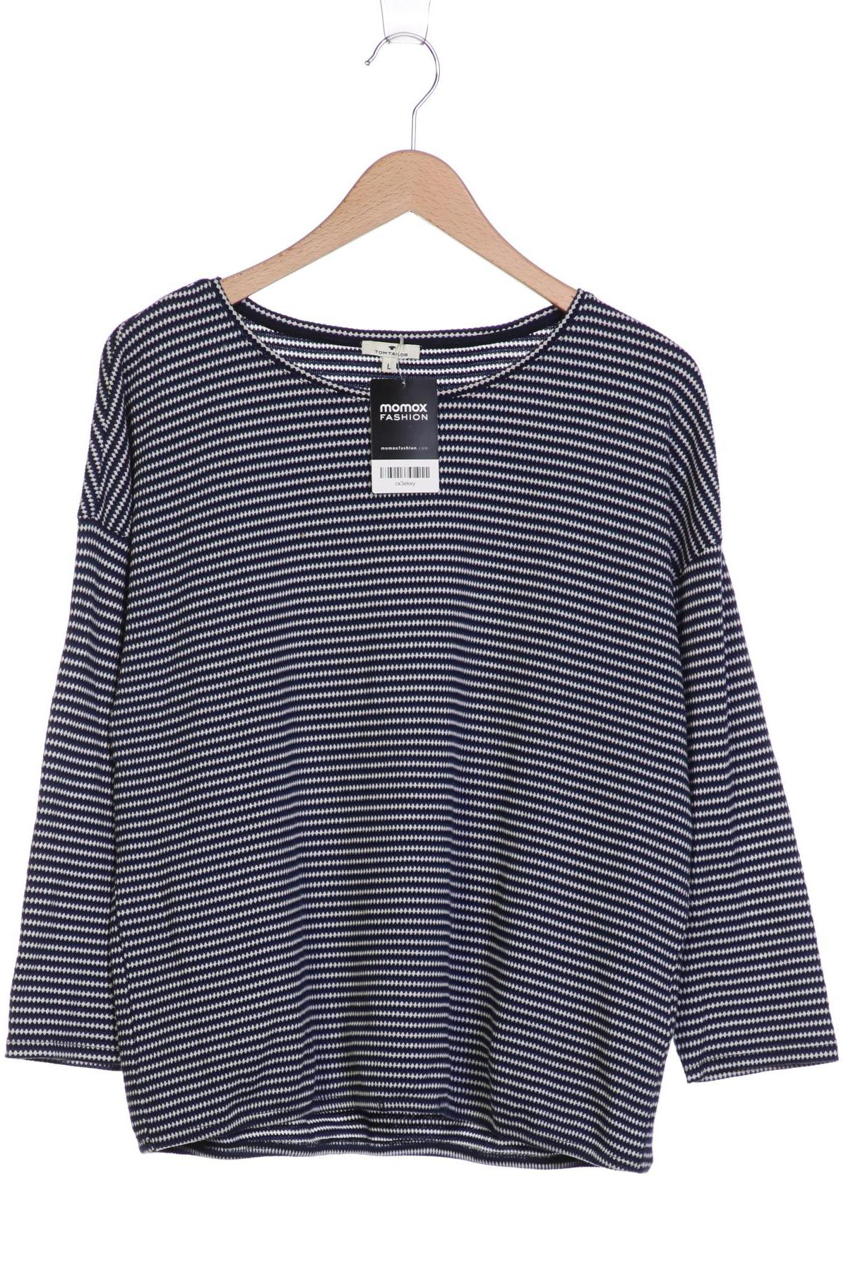 

Tom Tailor Damen Langarmshirt, marineblau