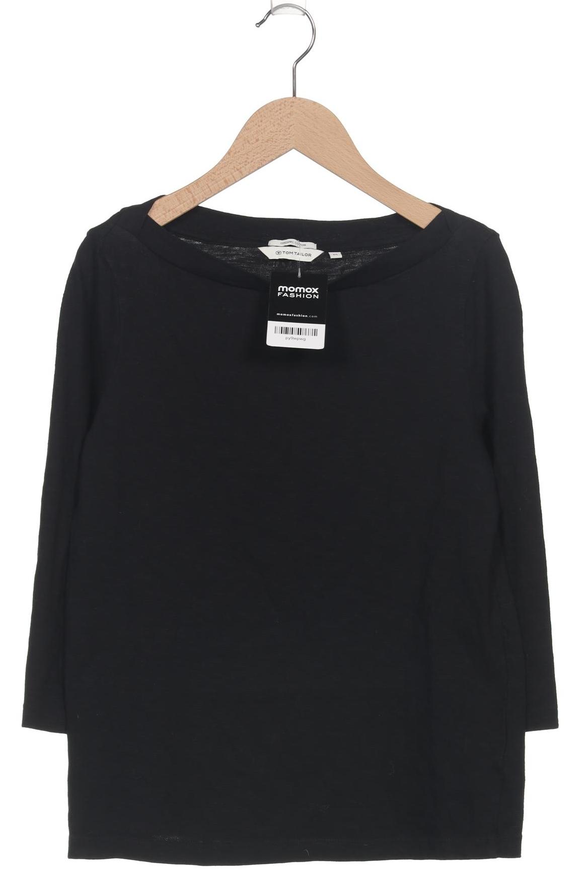 

Tom Tailor Damen Langarmshirt, schwarz, Gr. 38