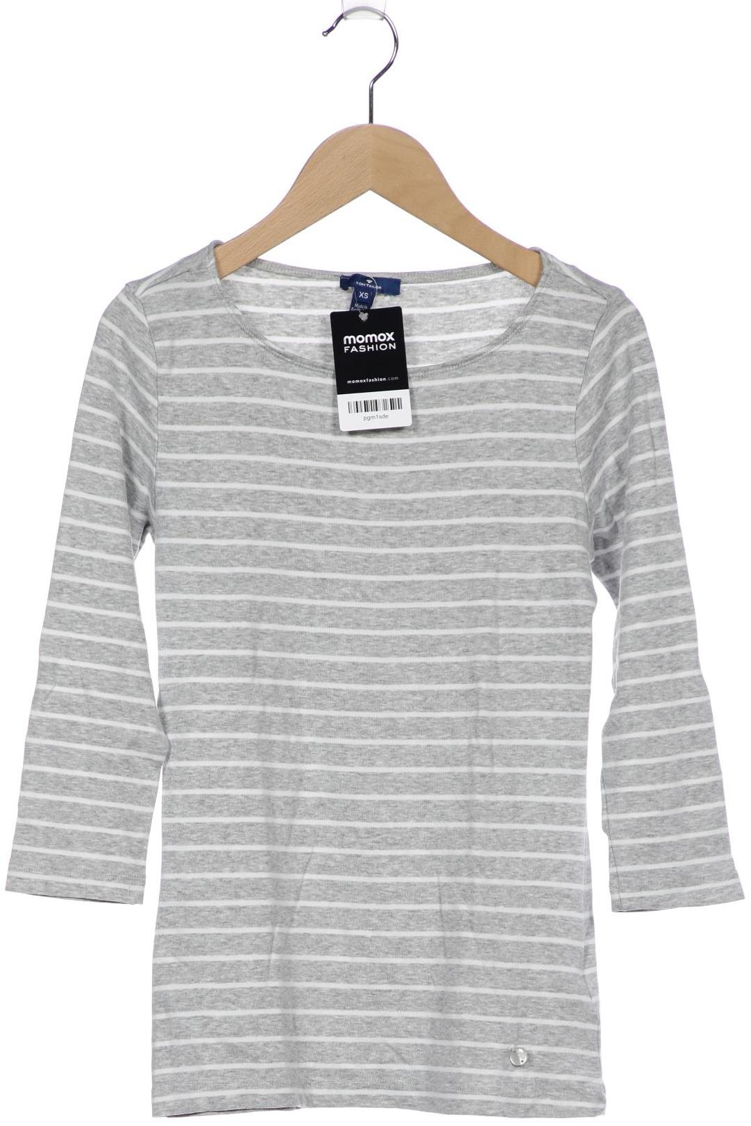 

Tom Tailor Damen Langarmshirt, grau