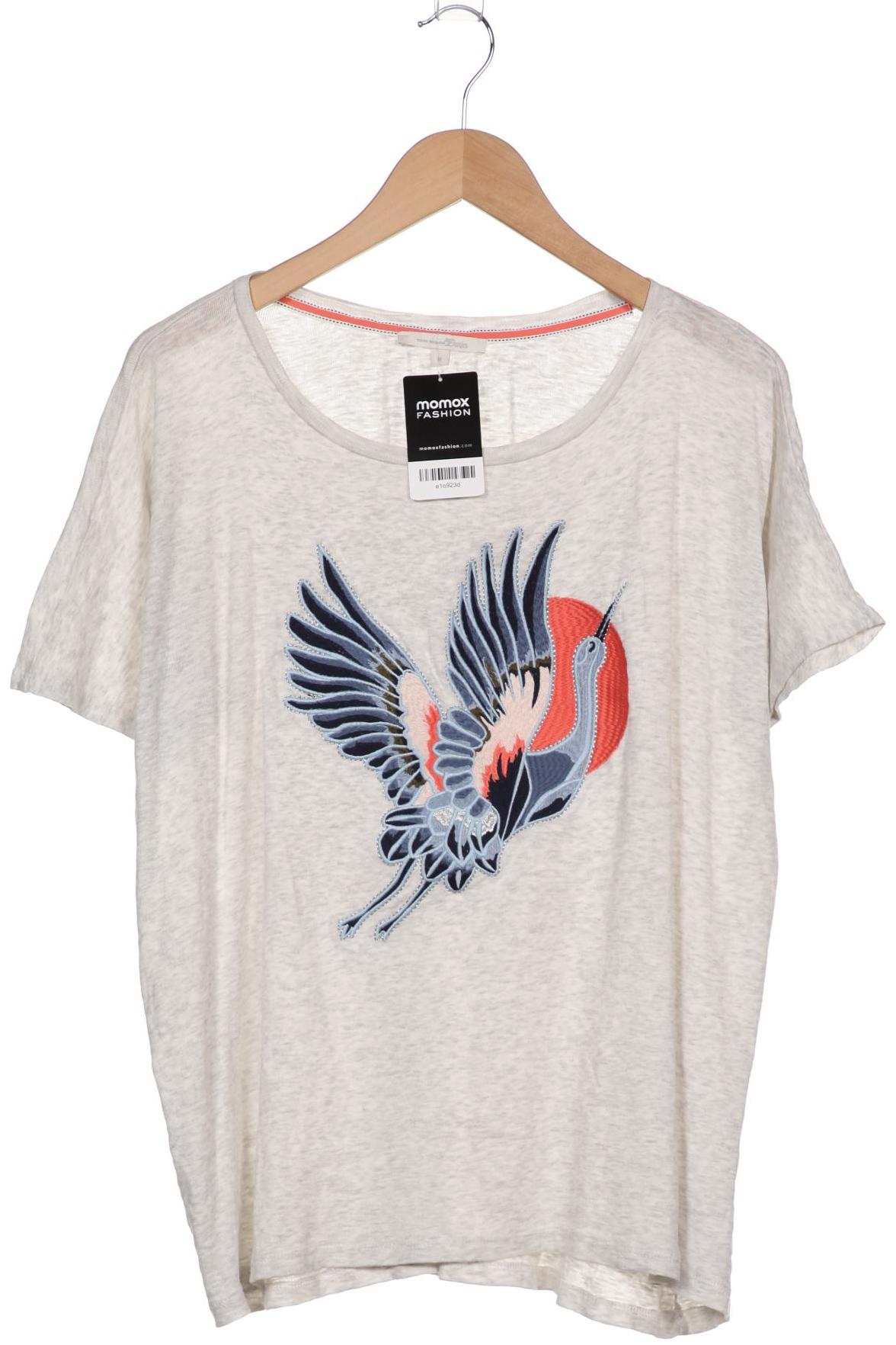 

Tom Tailor Damen T-Shirt, grau, Gr. 38