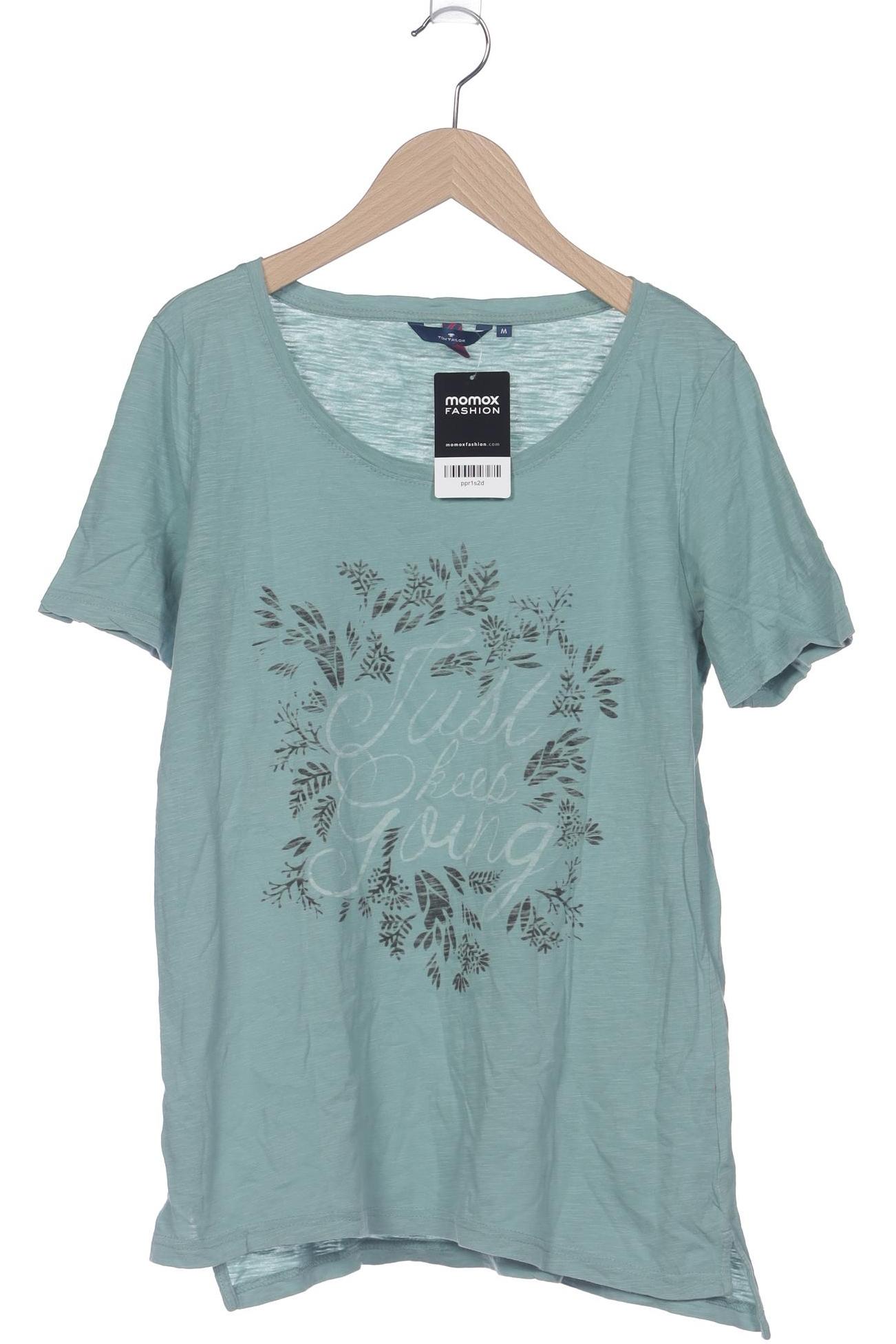 

Tom Tailor Damen T-Shirt, türkis, Gr. 38