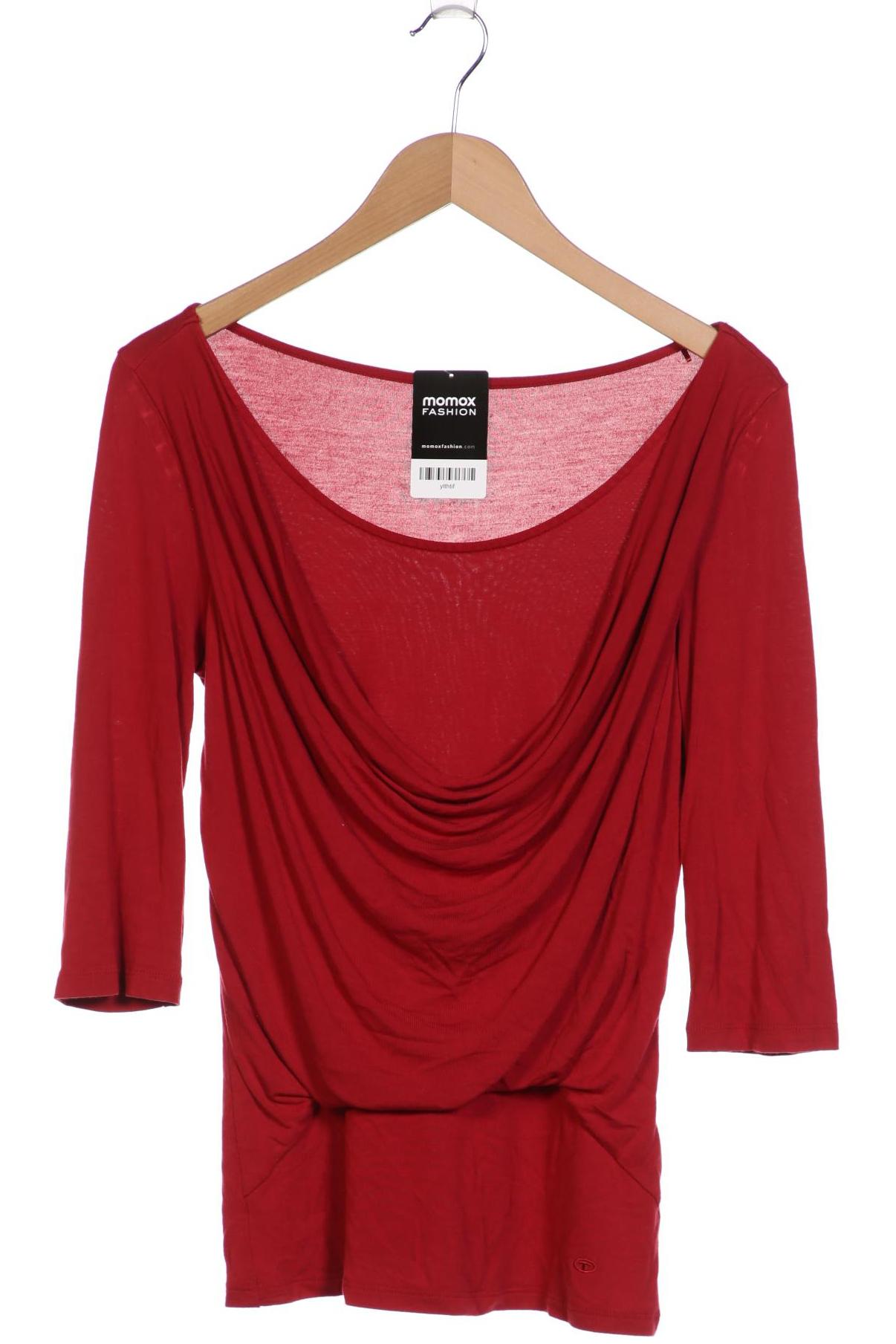 

Tom Tailor Damen Langarmshirt, rot, Gr. 34