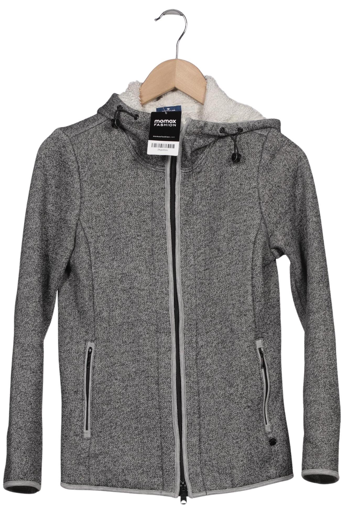 

Tom Tailor Damen Kapuzenpullover, grau, Gr. 36