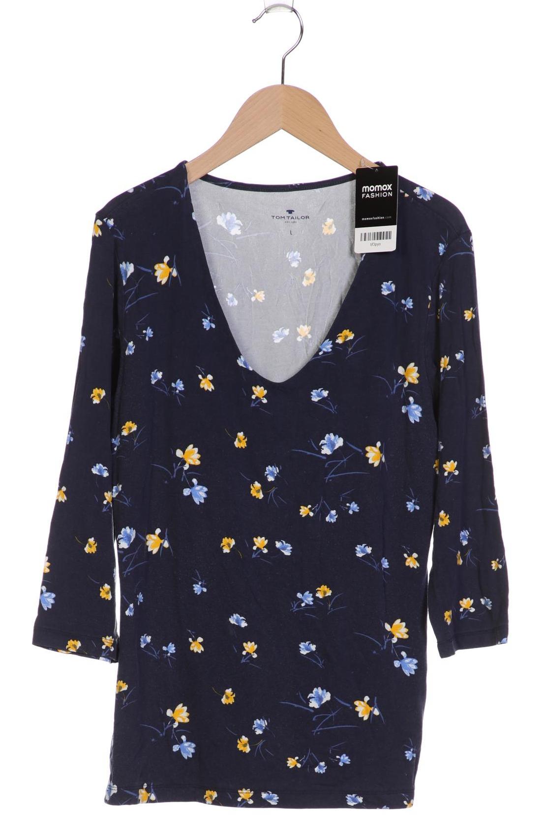 

Tom Tailor Damen Langarmshirt, marineblau, Gr. 42