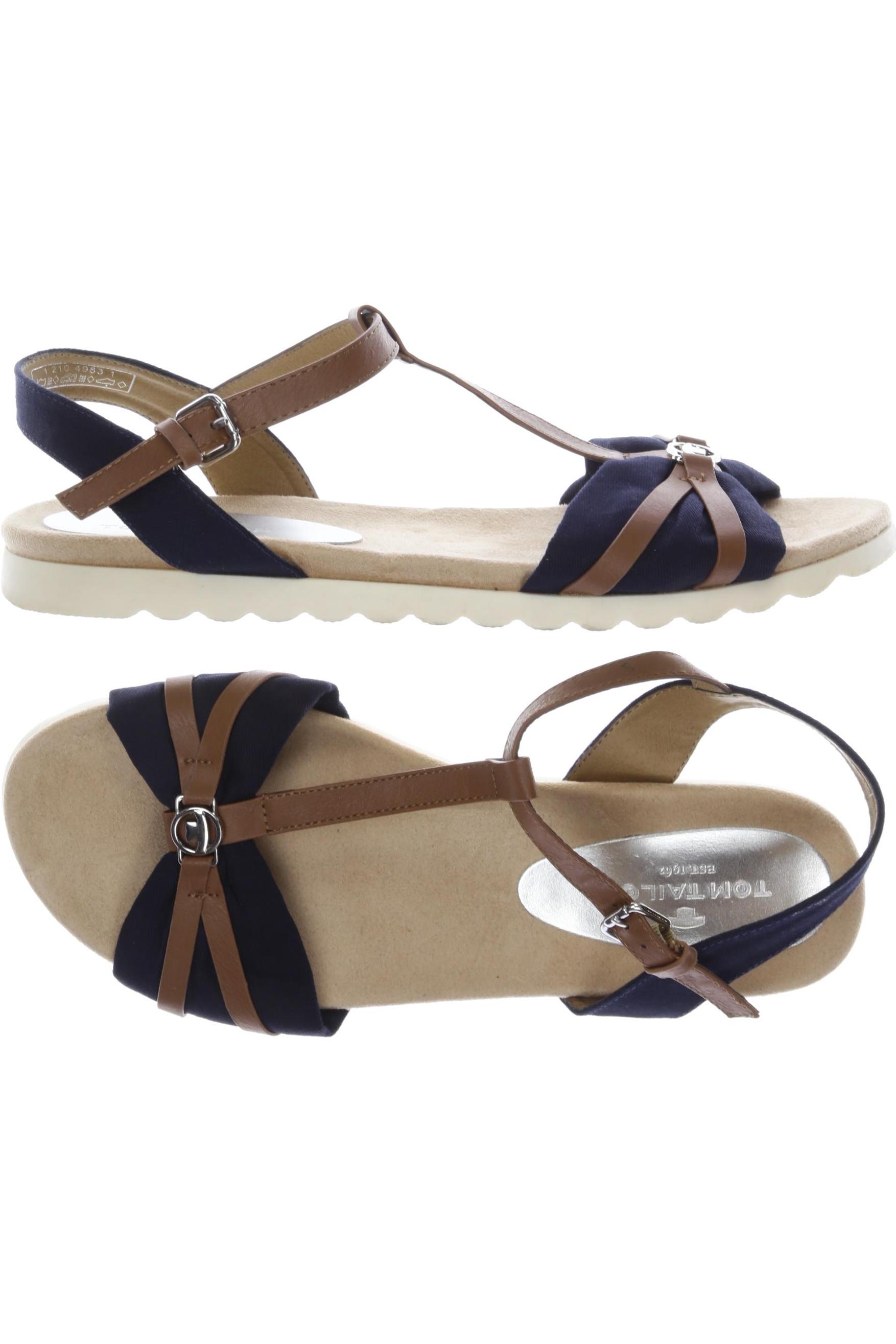 

Tom Tailor Damen Sandale, marineblau, Gr. 41