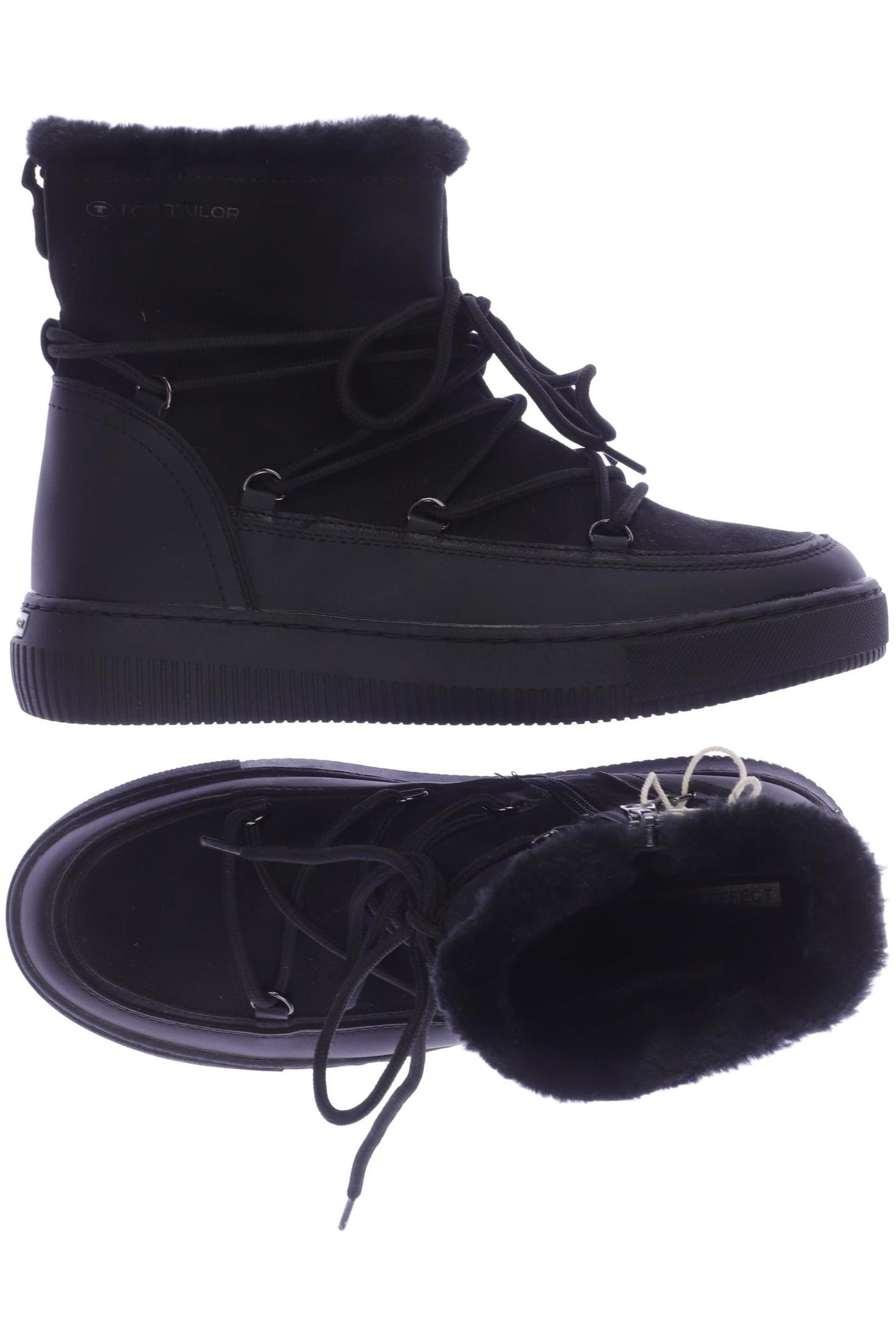 

Tom Tailor Damen Stiefelette, schwarz