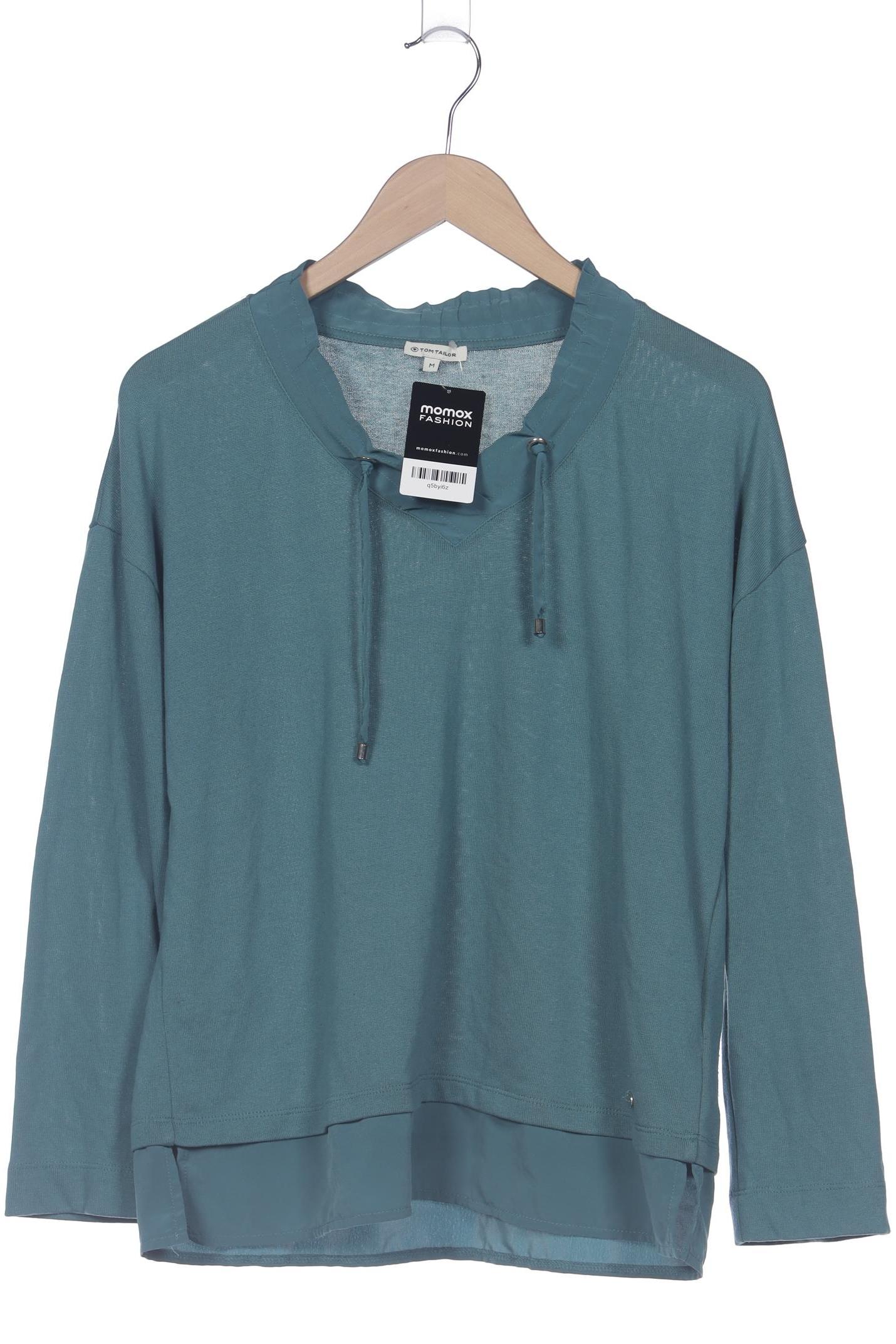 

Tom Tailor Damen Langarmshirt, türkis, Gr. 38