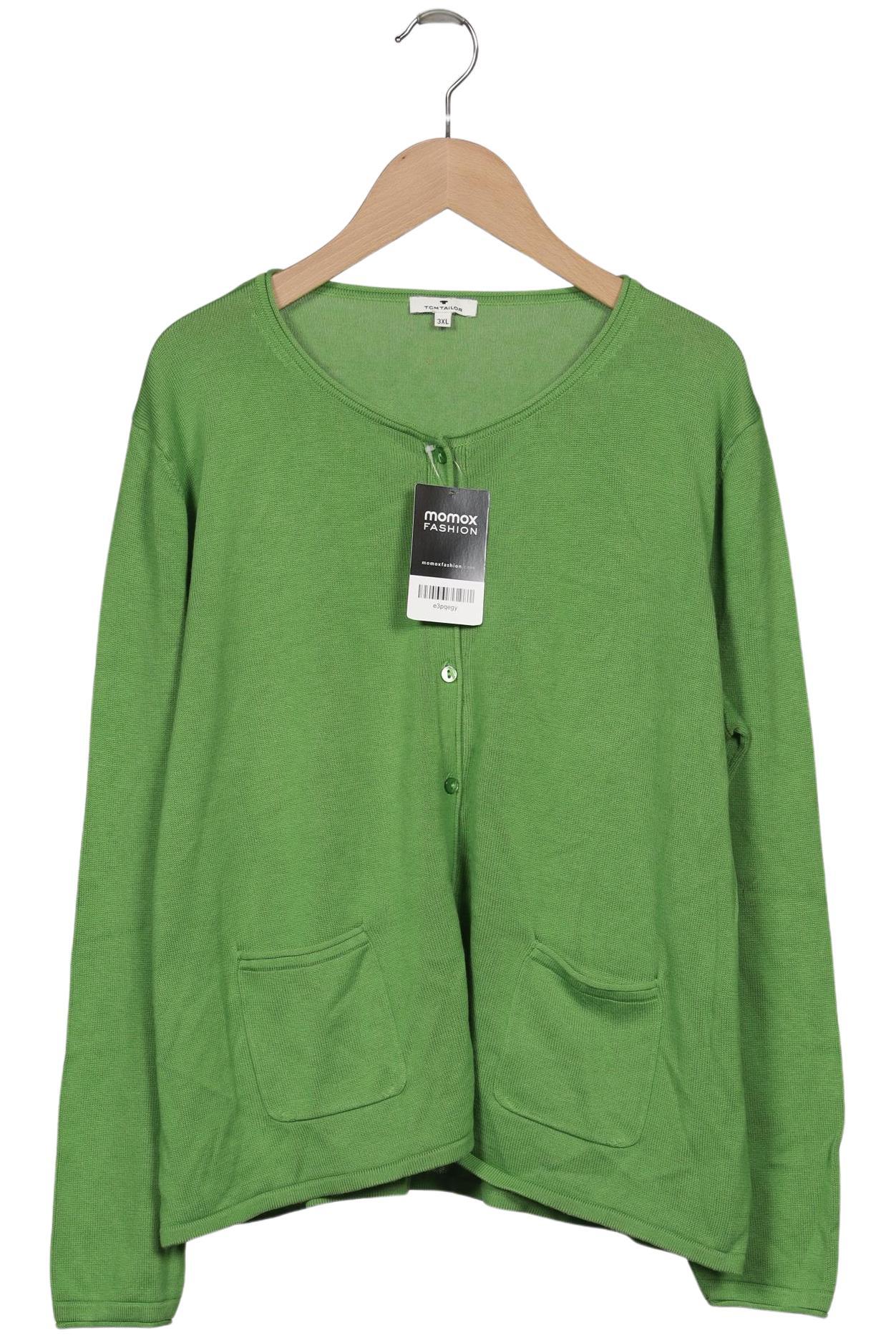 

Tom Tailor Damen Strickjacke, grün, Gr. 48