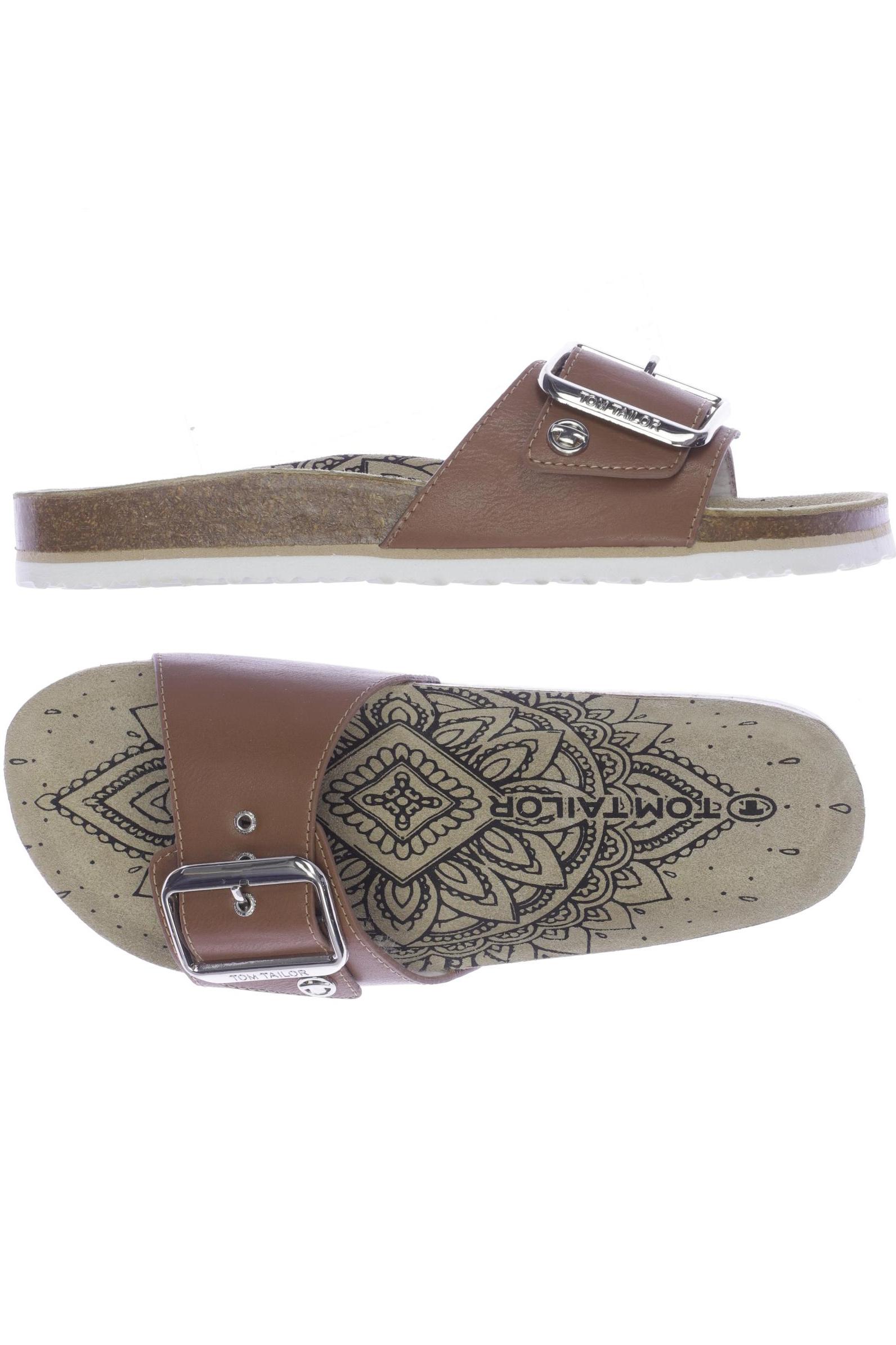 

Tom Tailor Damen Sandale, braun