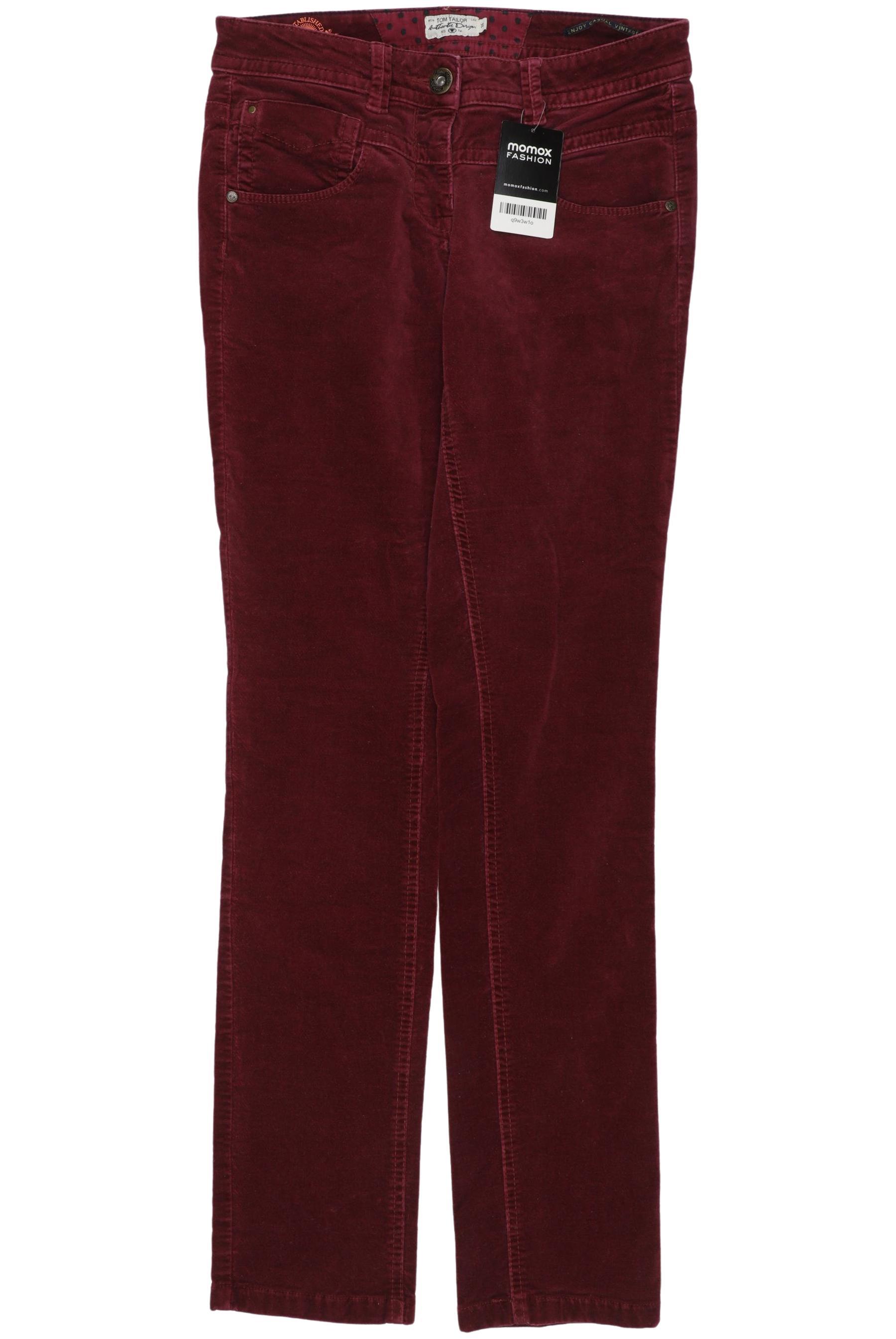 

Tom Tailor Damen Stoffhose, bordeaux, Gr. 28