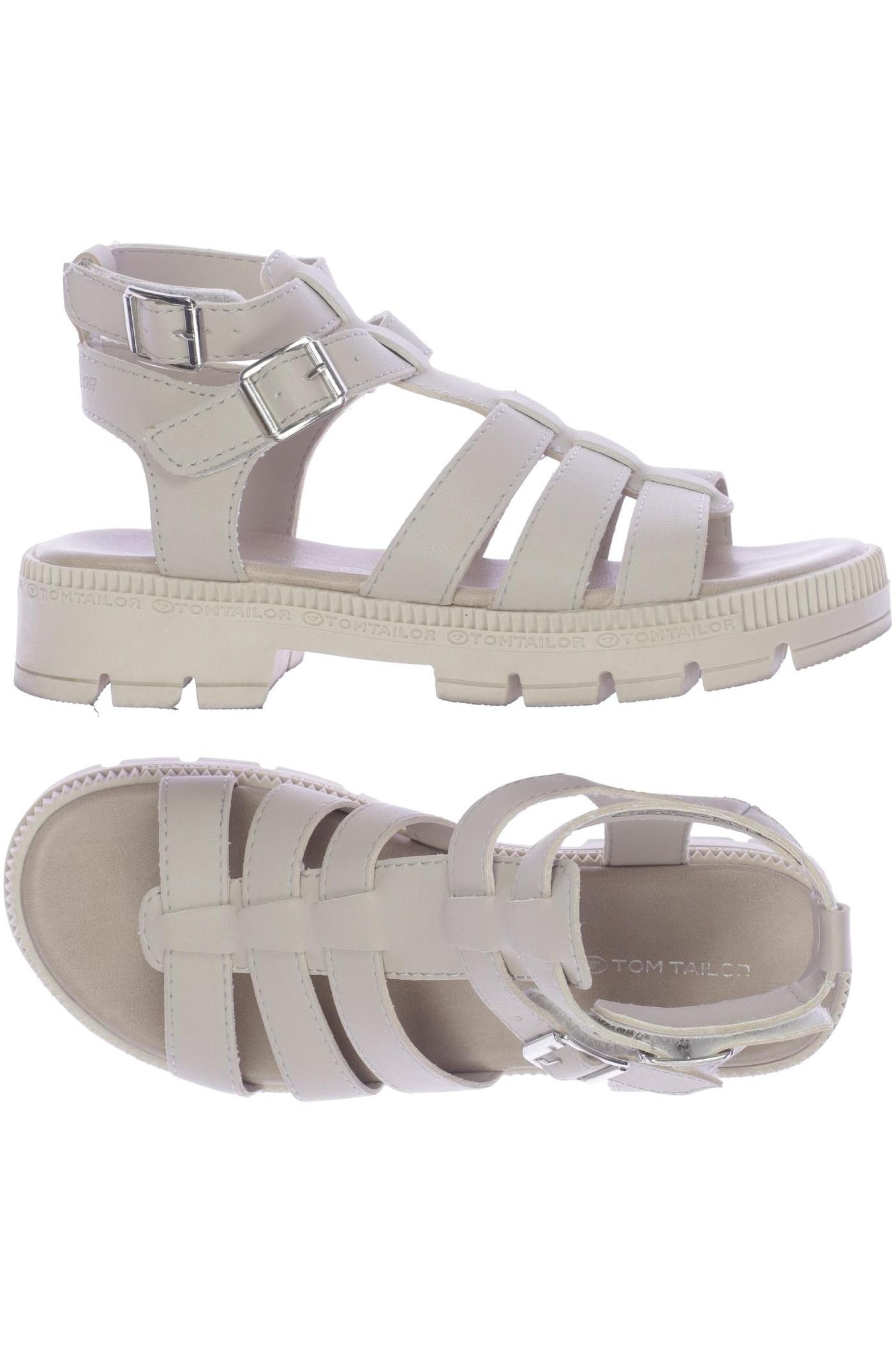 

Tom Tailor Damen Sandale, beige, Gr. 37
