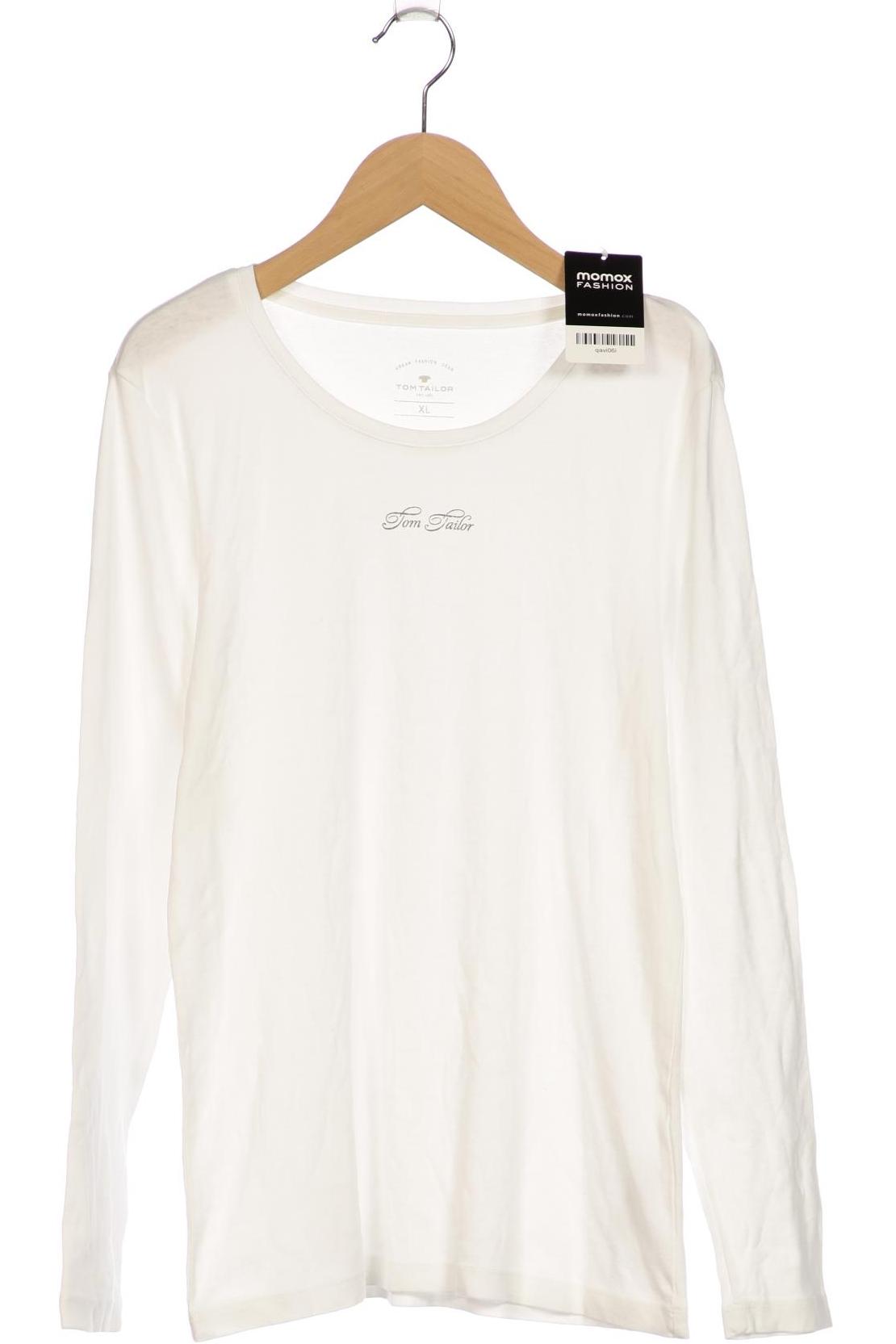 

Tom Tailor Damen Langarmshirt, weiß, Gr. 44